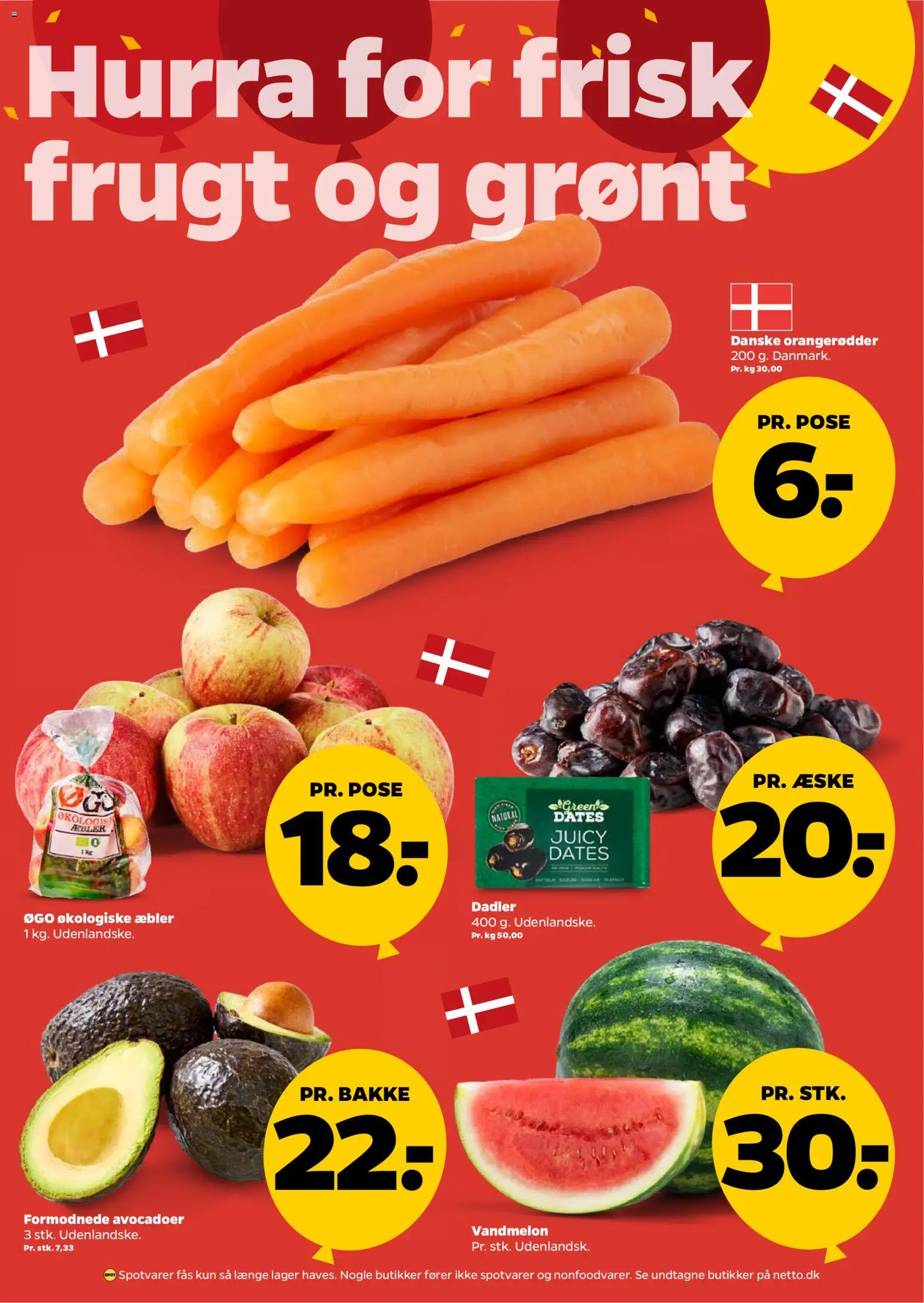 Netto tilbudsavis – gyldig fra 27.02.2026 | Side: 13 | Produkter: Æbler, Vandmelon, Dadler