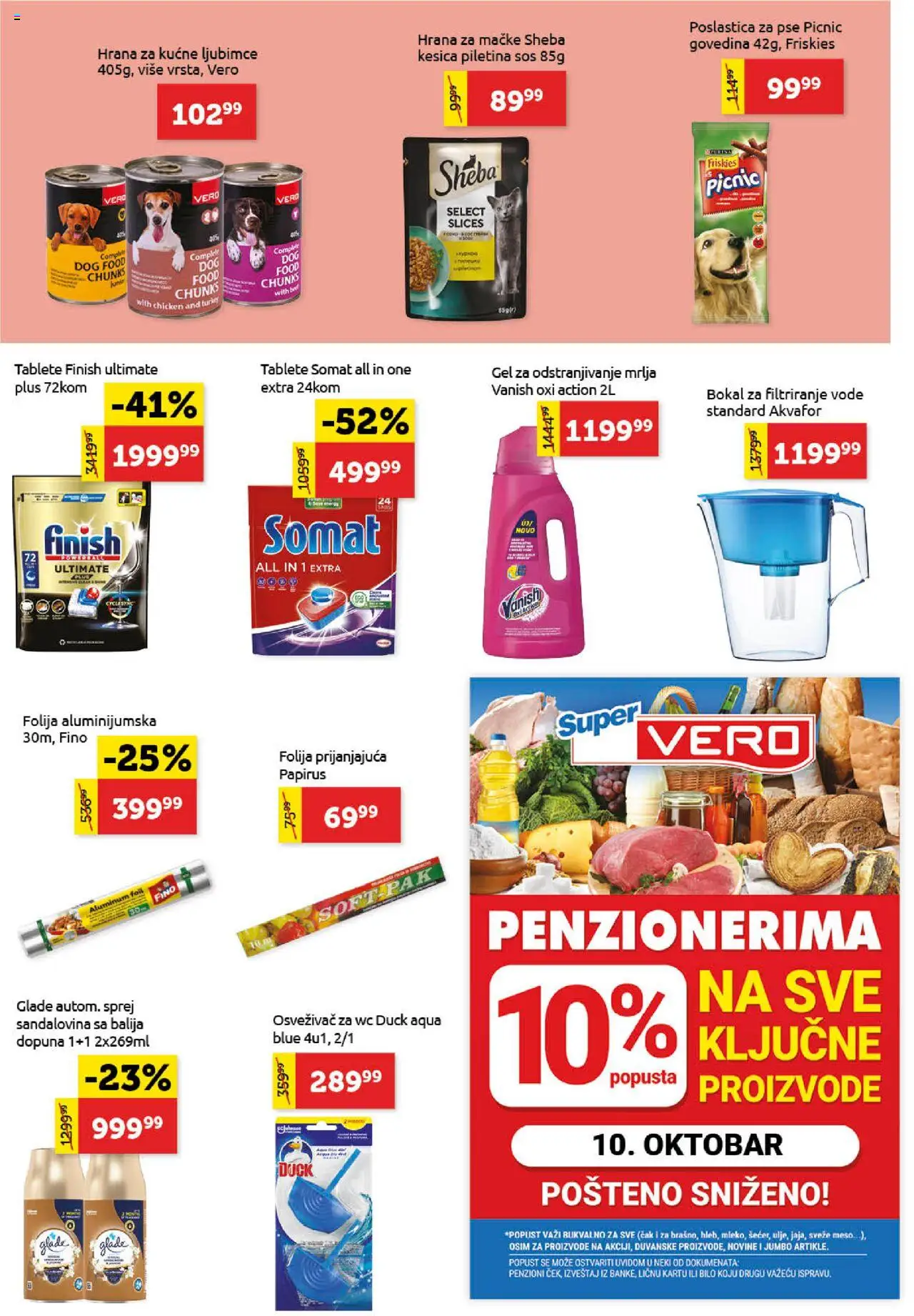 SuperVERO katalog - važi od 02.10.2025 | Strana: 24 | Proizvode: Wc, Hrana za mačke, Sos, Piletina