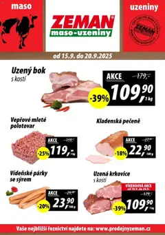 Náhled letáku Prodejny Zeman leták - Plzeň od 15.09.2025