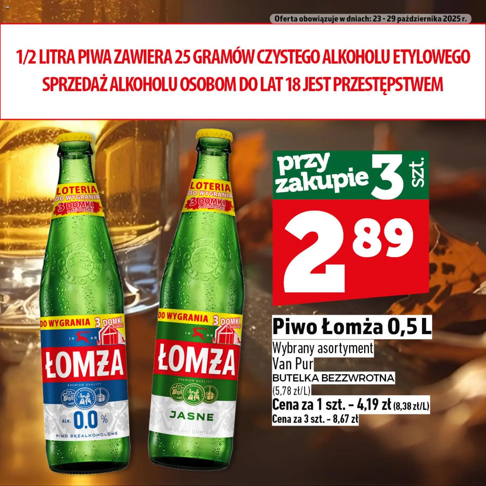 Topaz Gazetka - Ogródek Piwosza od 23.10.2025 | Strona: 4 | Produkty: Piwo