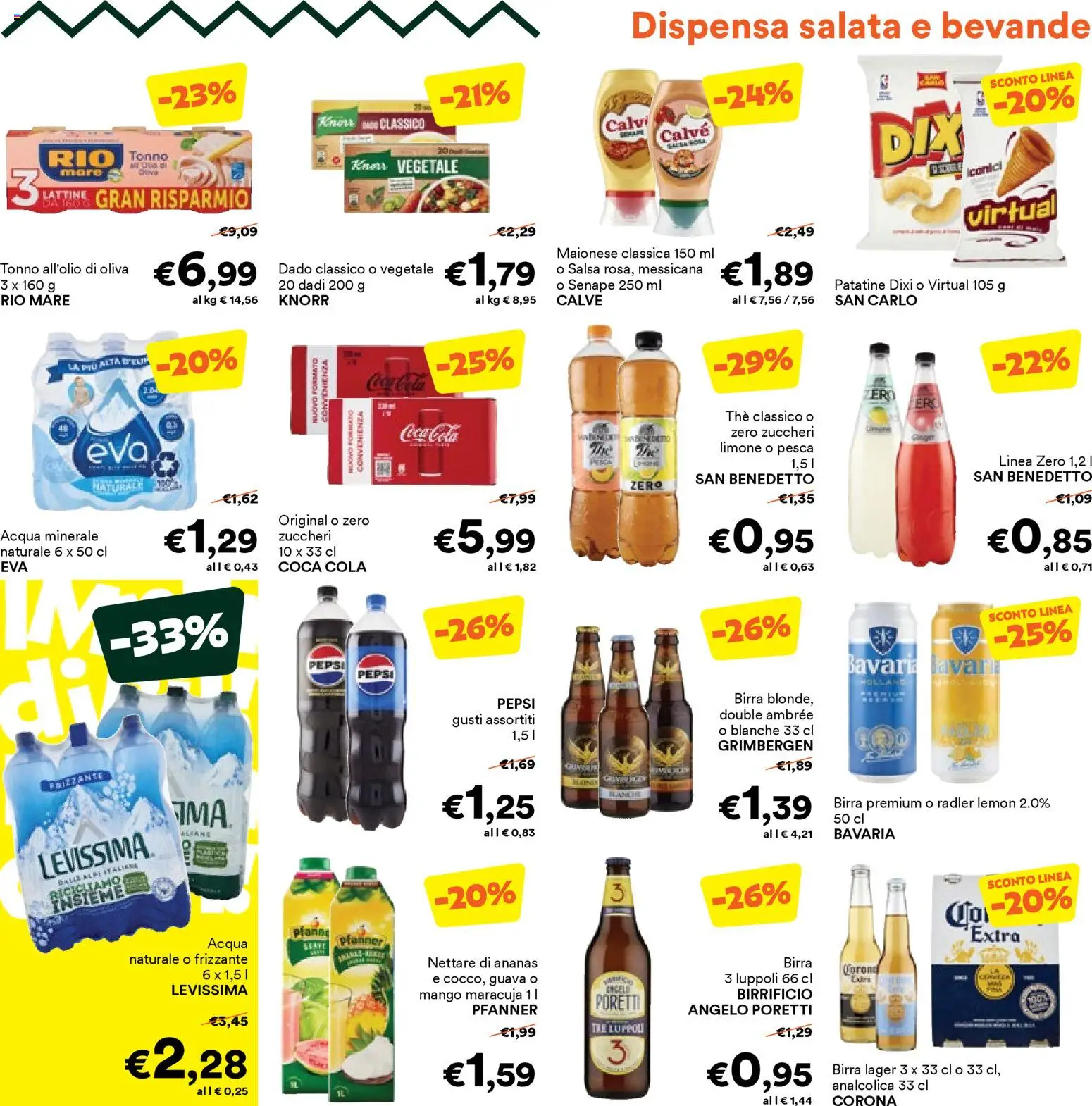 Volantino Unes del 05.11.2025 | Pagina: 5 | Prodotti: Patatine, Senape, Pepsi, Coca Cola