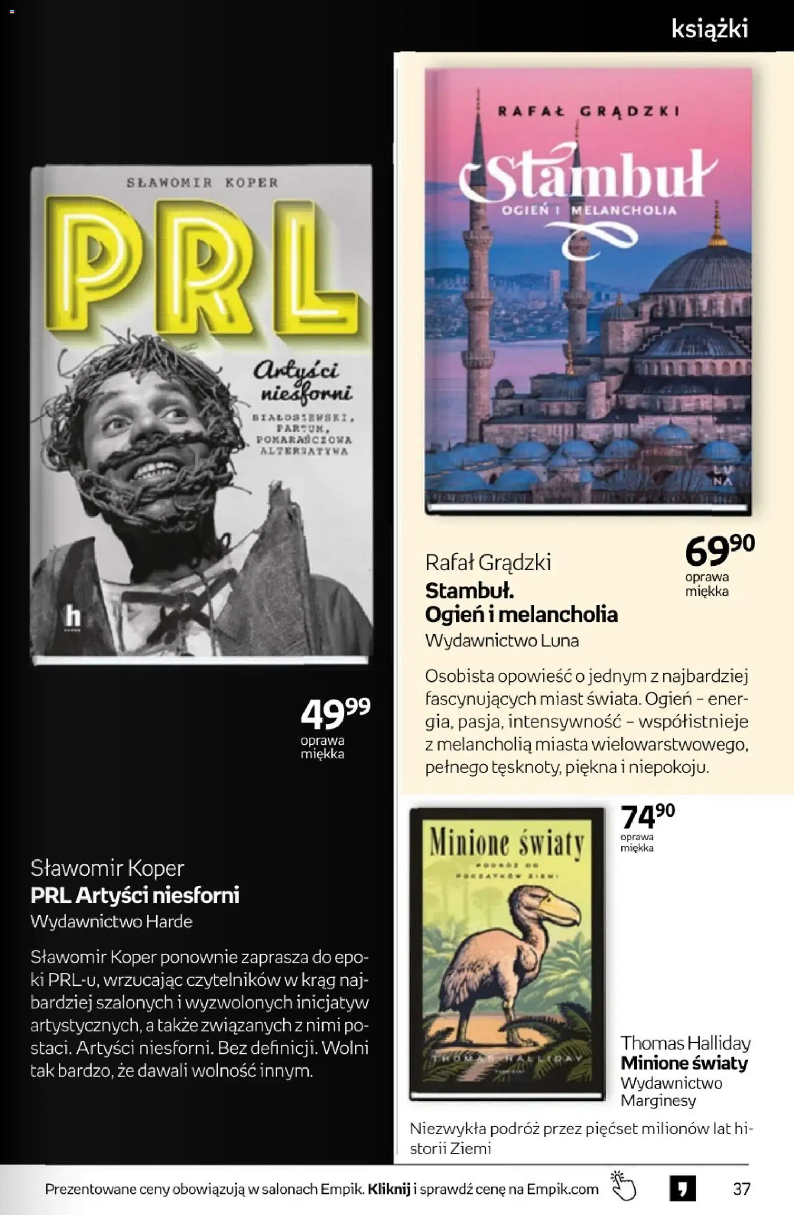 Empik promocje - Tom kultury Książki od 11.03.2026 | Strona: 37 | Produkty: Książki