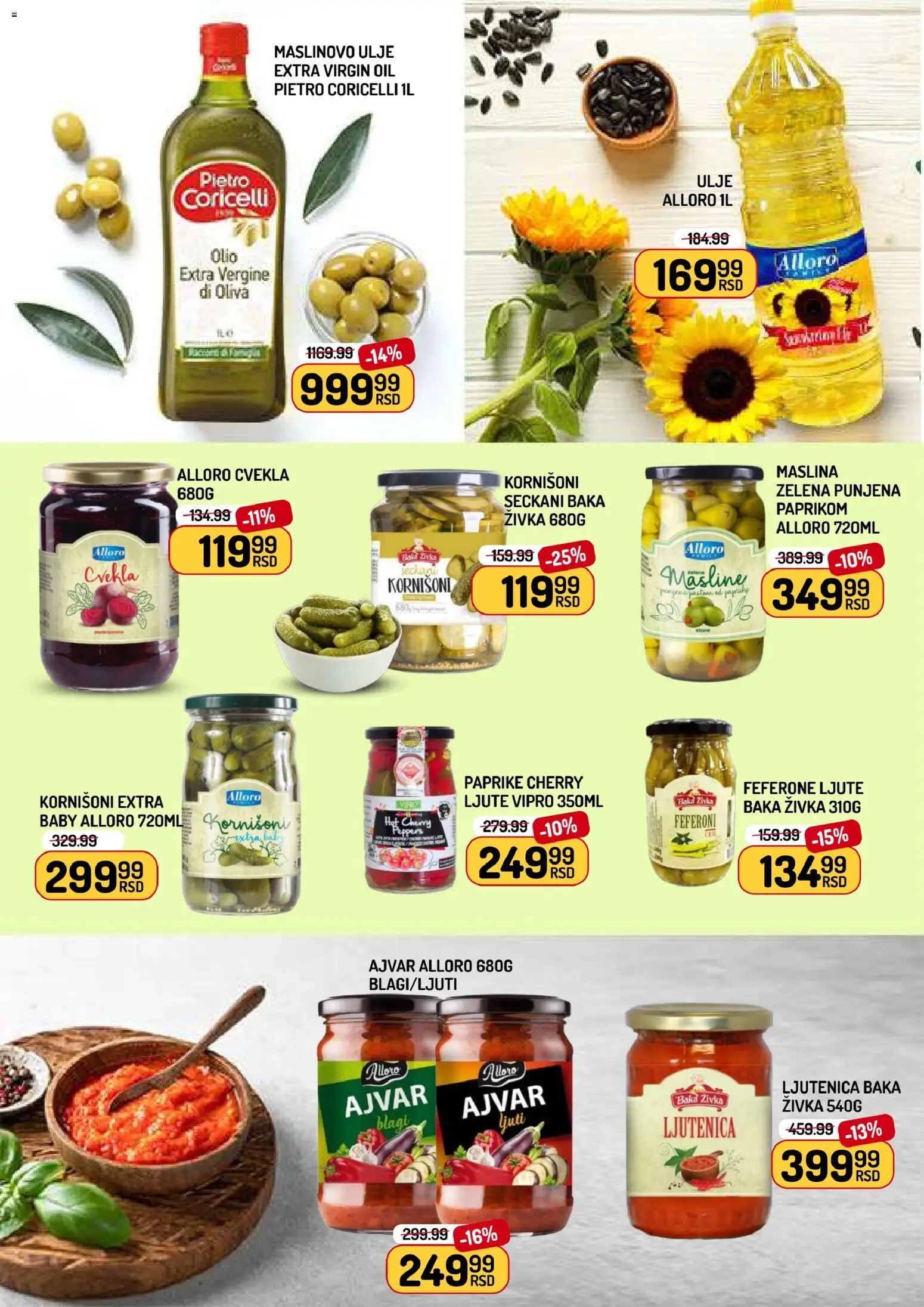 Aman katalog - važi od 21.11.2025 | Strana: 6 | Proizvode: Ajvar, Cvekla, Kornišoni, Ulje