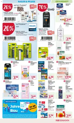 Isana Men Body Rasierer, Stück + 2 Klingen gratis – gültig ab 15.09.2025 | Seite: 11 | Produkte: Philips, Rasierer, Schal