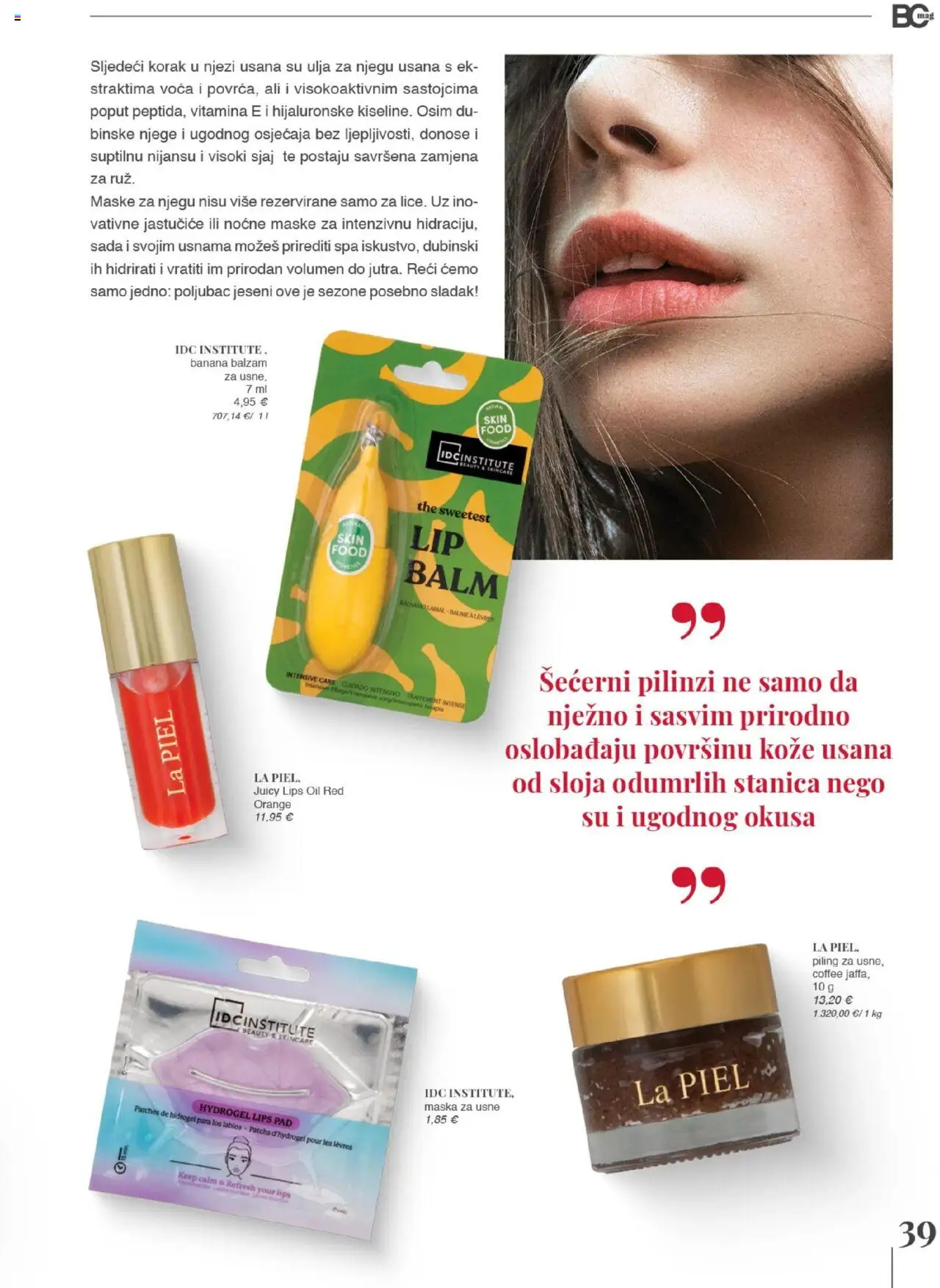 Bipa katalog | vrijedi od 01.09.2025 | Stranica: 39 | Proizvodi: Balzam za usne, Maska, Piling