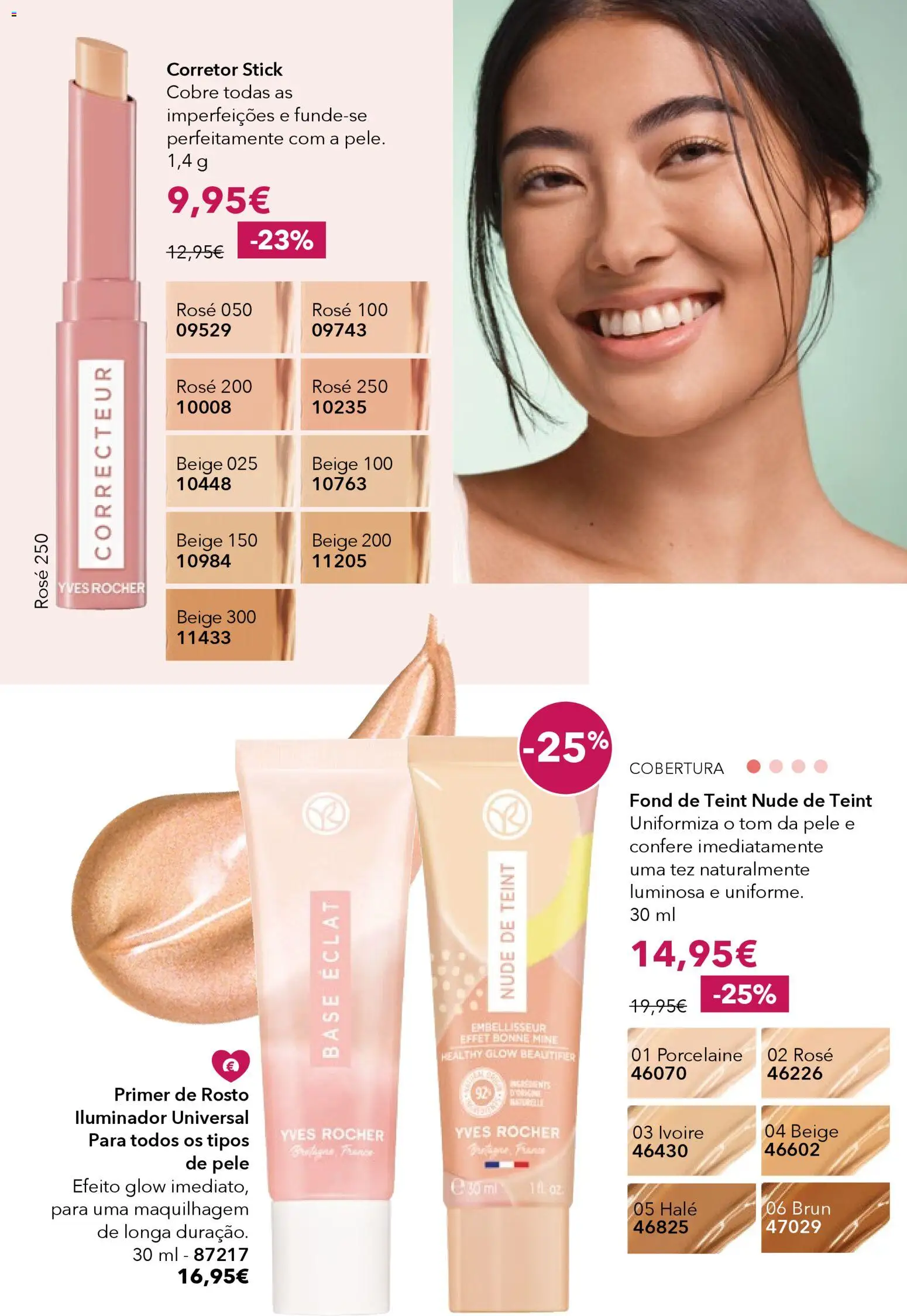 Yves Rocher catálogo 4 │ válido de 12.03.2026 | Página: 12 | Produtos: Iluminador, Primer, Maquilhagem, Corretor