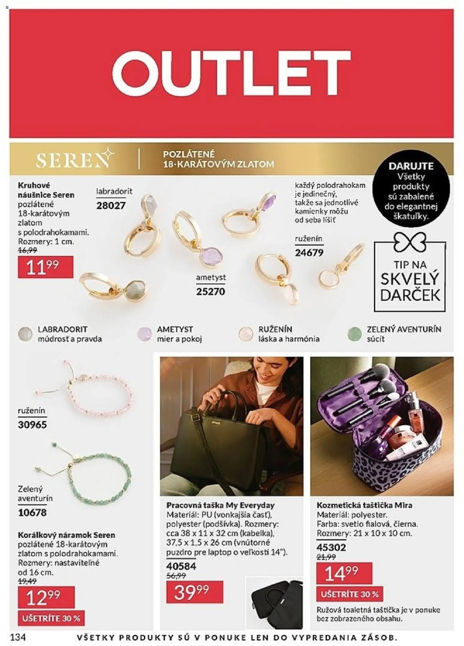 Nové Avon akcie – leták je platný od 01.04.2026 | Strana: 134 | Produkty: Svetlo, Puzdro, Taška