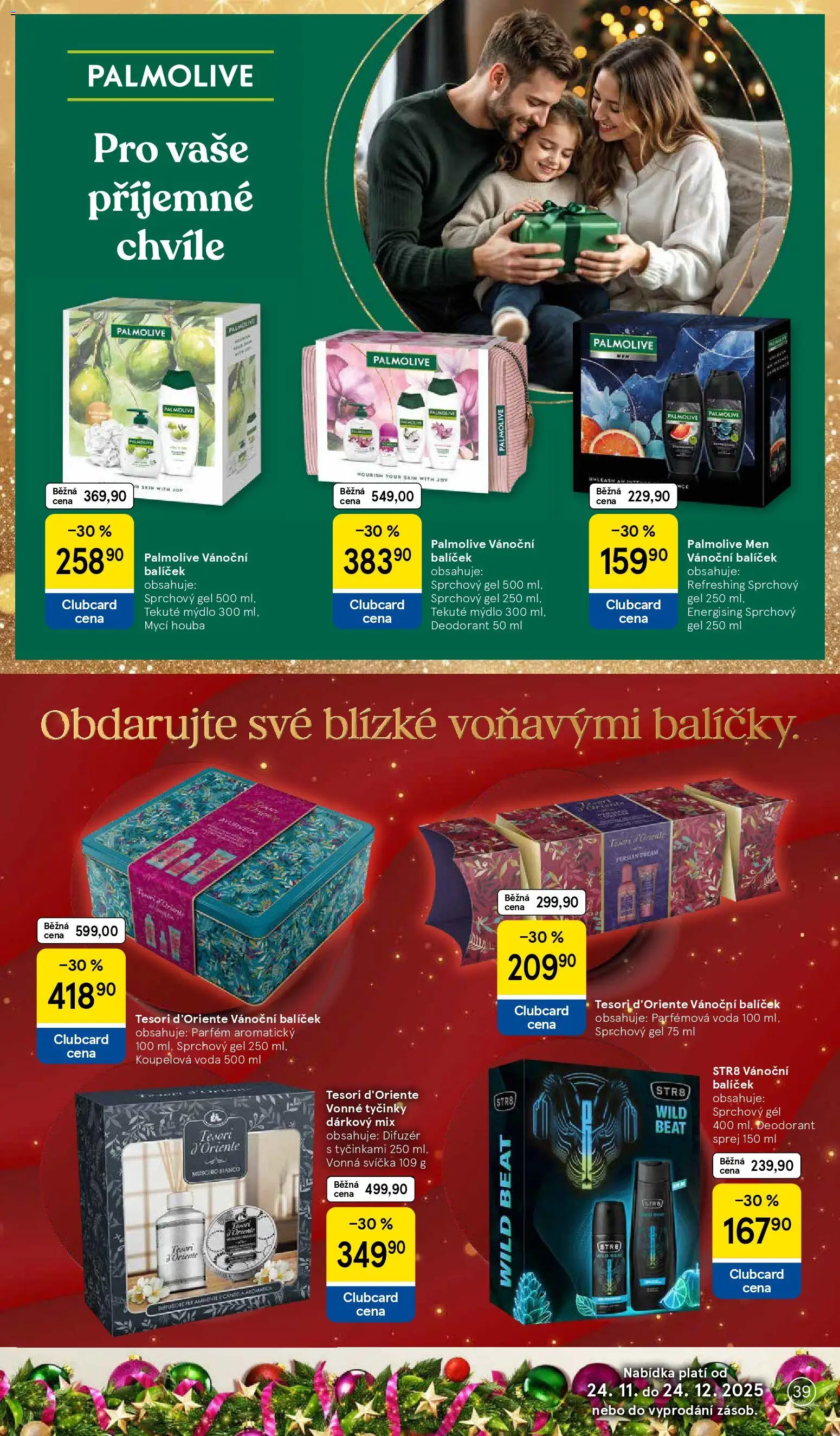 Tesco katalog od 25.11.2025 | Strana: 39 | Produkty: Mýdlo, Difuzér, Vonné tyčinky, Parfém