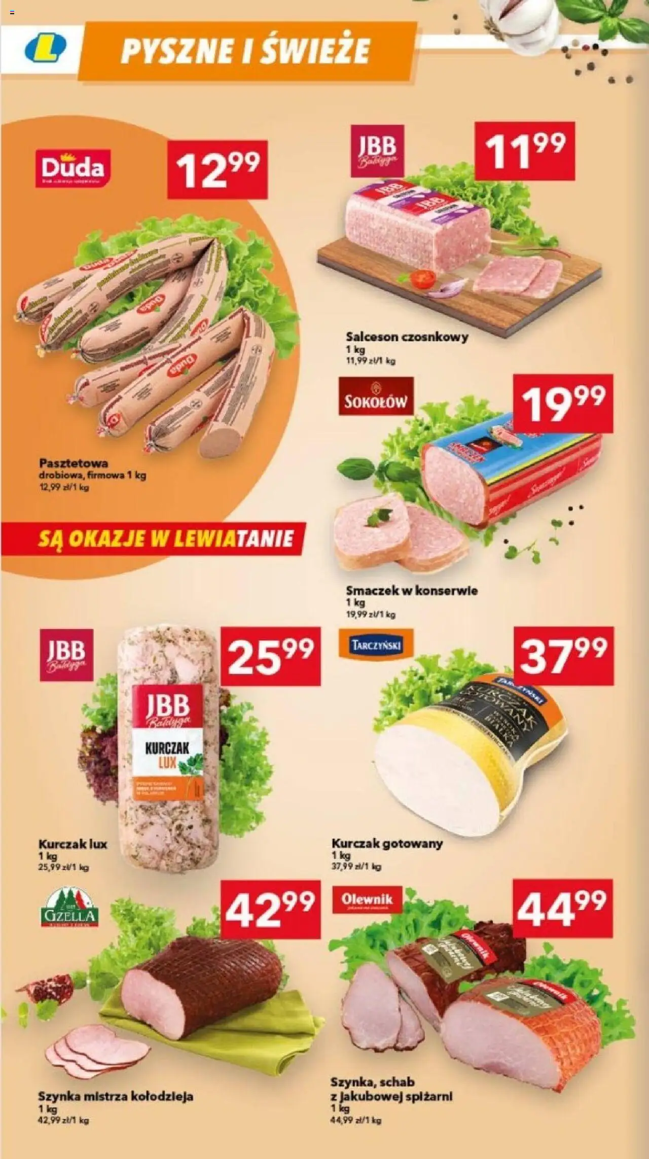 Lewiatan gazetka - Bydgoszcz od 23.10.2025 | Strona: 2 | Produkty: Kurczak, Schab, Szynka