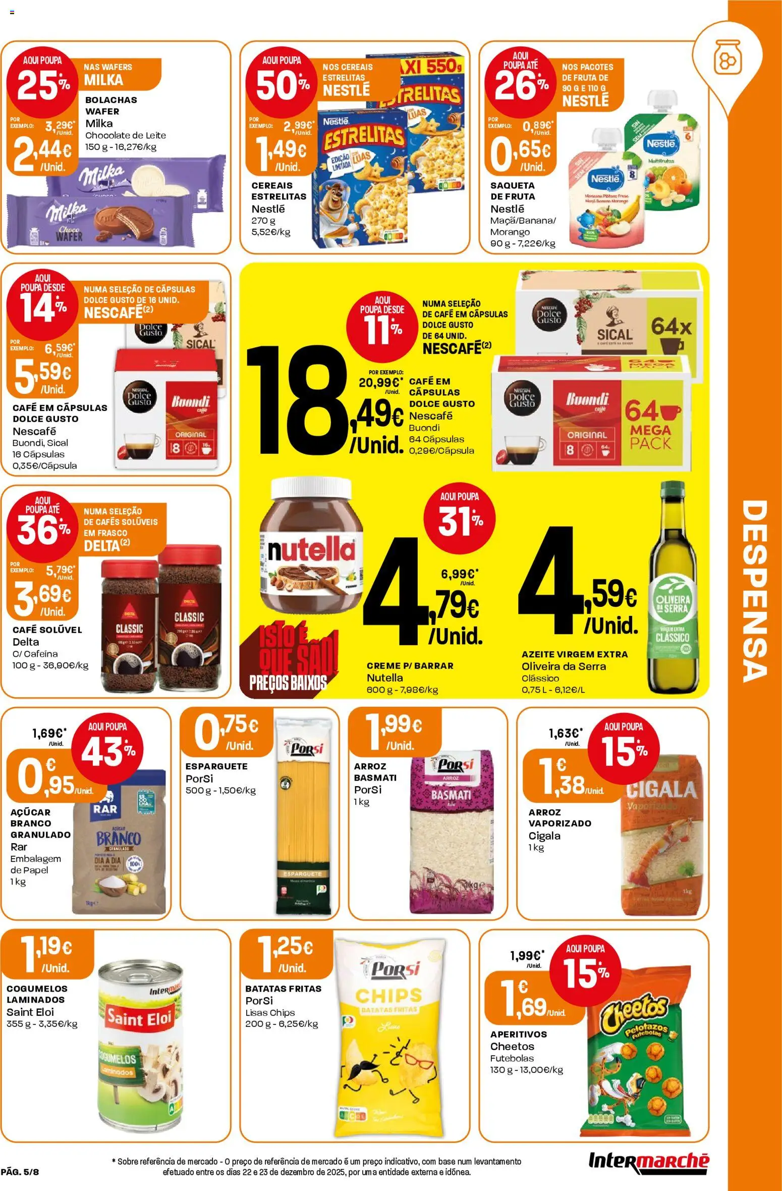 Intermarché Folheto Mini │ válido de 29.01.2026 | Página: 5 | Produtos: Azeite, Bolachas, Leite, Nestlé