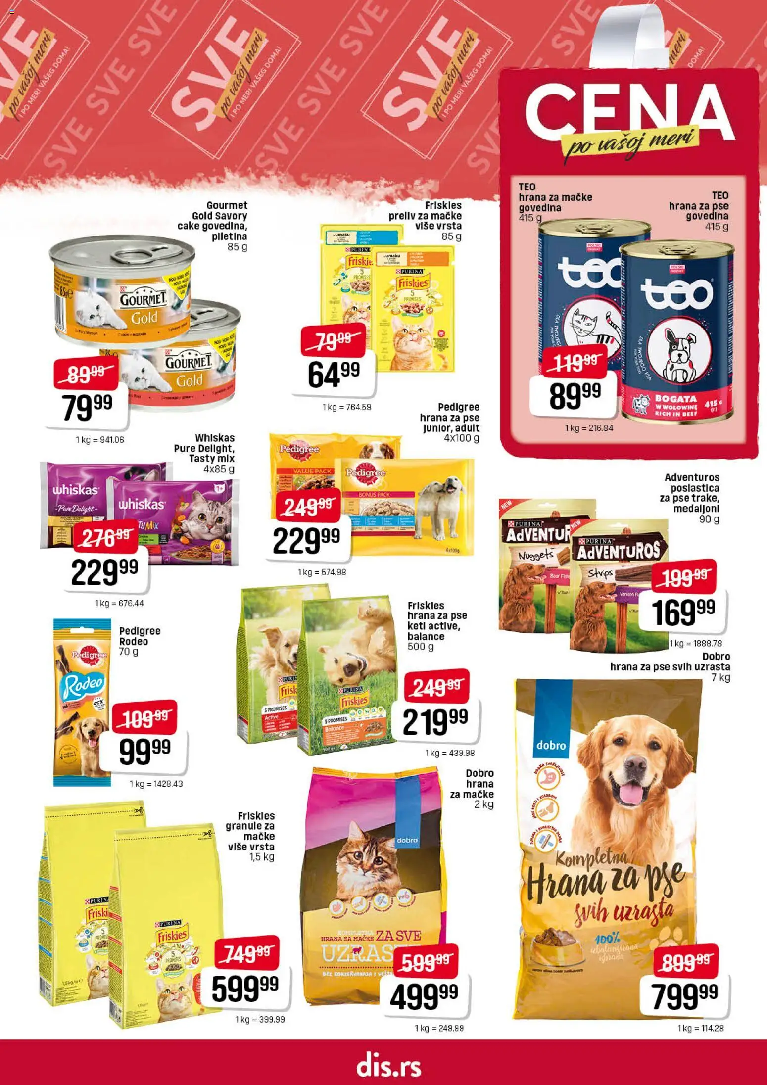 DIS katalog - važi od 29.01.2026 | Strana: 23 | Proizvode: Pedigree, Purina, Hrana za mačke, Whiskas