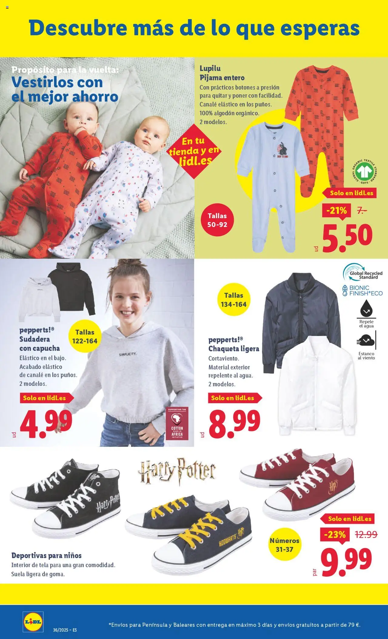 Lidl folleto de bazar │ válido desde el 01.09.2025 | Página: 2 | Productos: Sudadera, Chaqueta, Pijama