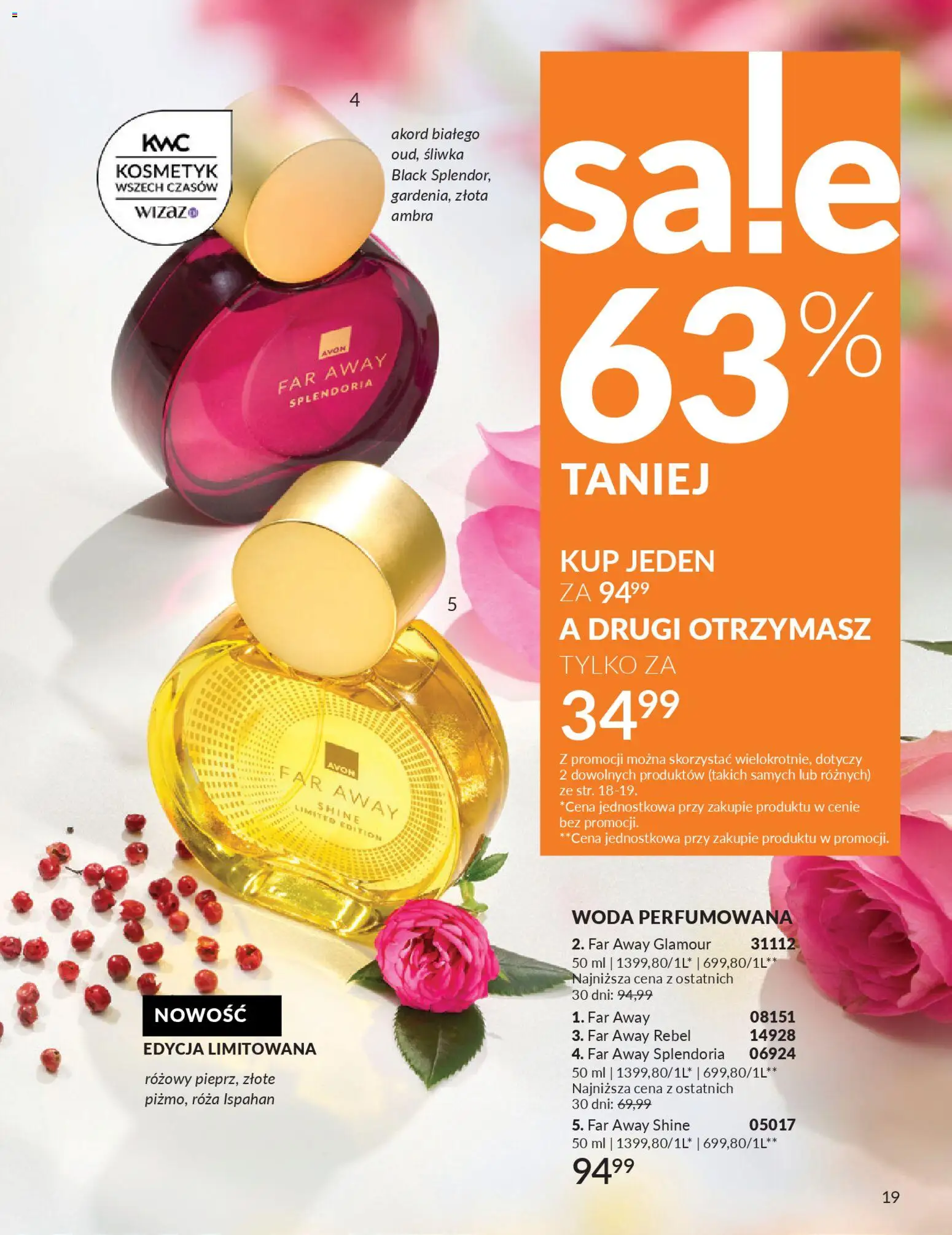 Avon Katalog 4 2026 od 01.04.2026 | Strona: 19 | Produkty: Woda