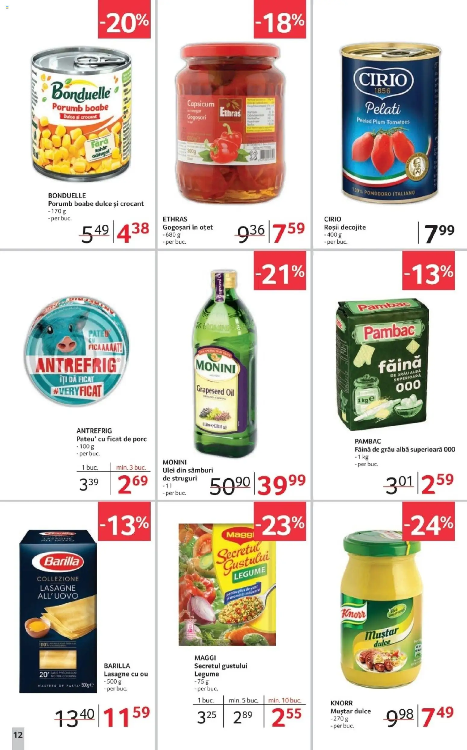 Noul catalog Selgros – valabil de la 31.10.2025 | Pagină: 12 | Produse: Struguri, Oțet, Făină, Muștar