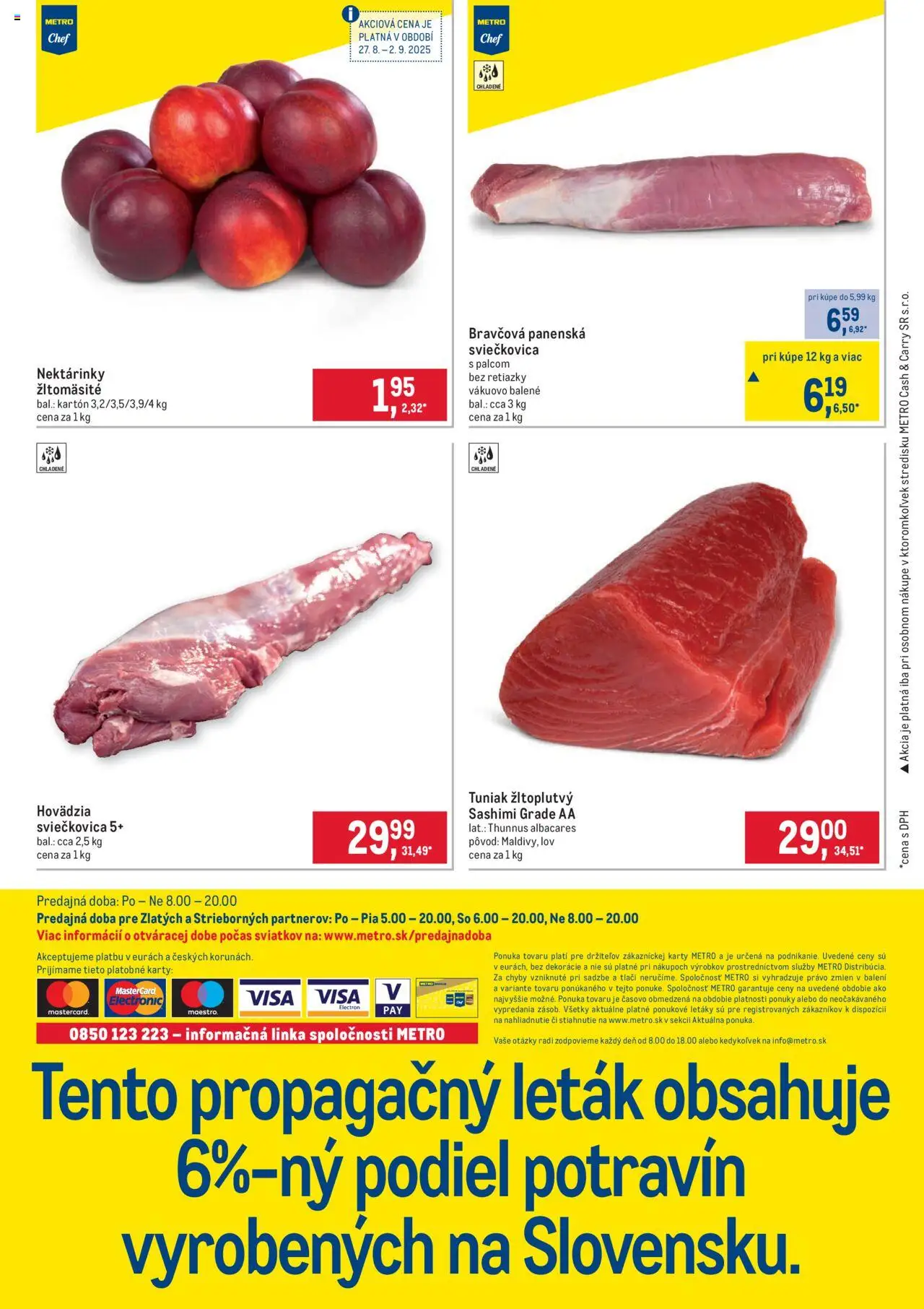 Metro Gastronómia │ platný od 27.08.2025 | Strana: 6 | Produkty: Tuniak