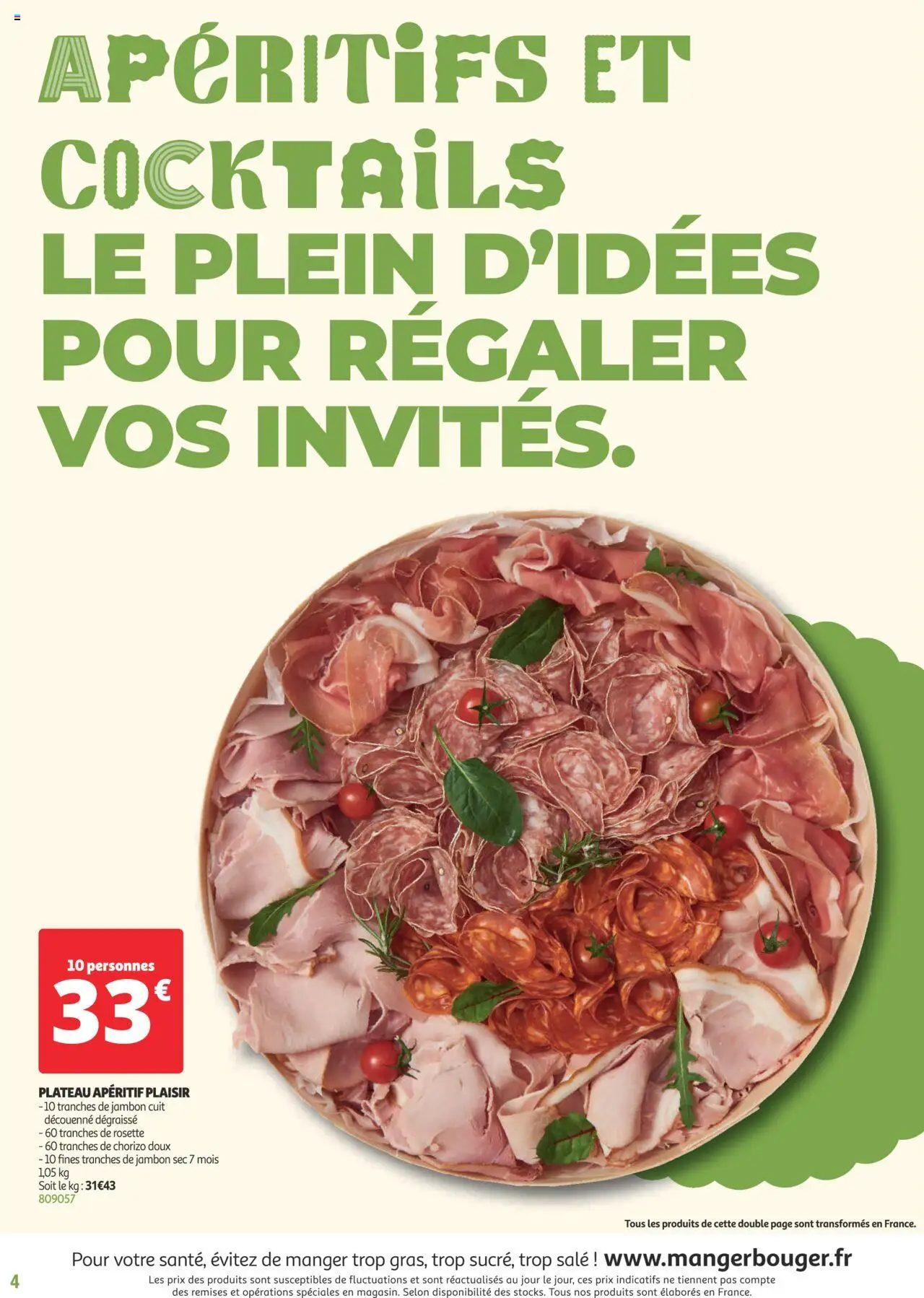  | Page: 4 | Produits: Chorizo, Plateau, Jambon