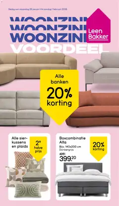 Leen Bakker - Folder - Voorbeeld van een folder van Leen Bakker, geldig van 26.01.2026
