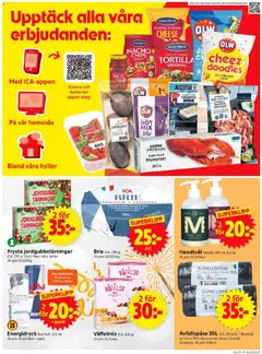 ICA Supermarket - erbjudanden - Förhandsvisning av reklamblad från butik ICA Supermarket aktuell från 29.12.2025 | Sida: 9 | Produkter: Tortilla, Chips, Räkor, Handtvål