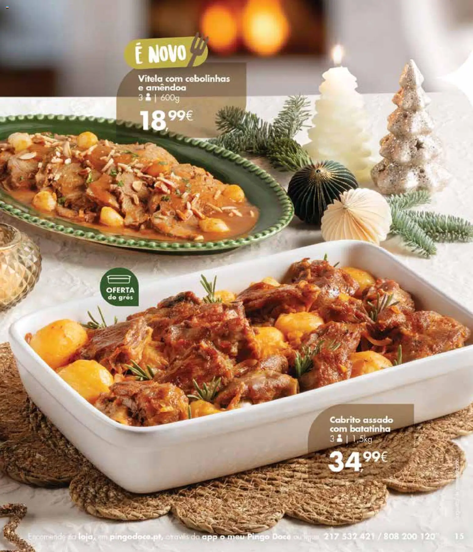 Pingo Doce Encomendas de Natal Madeira │ válido de 19.11.2025 | Página: 15 | Produtos: Vitela, Cabrito