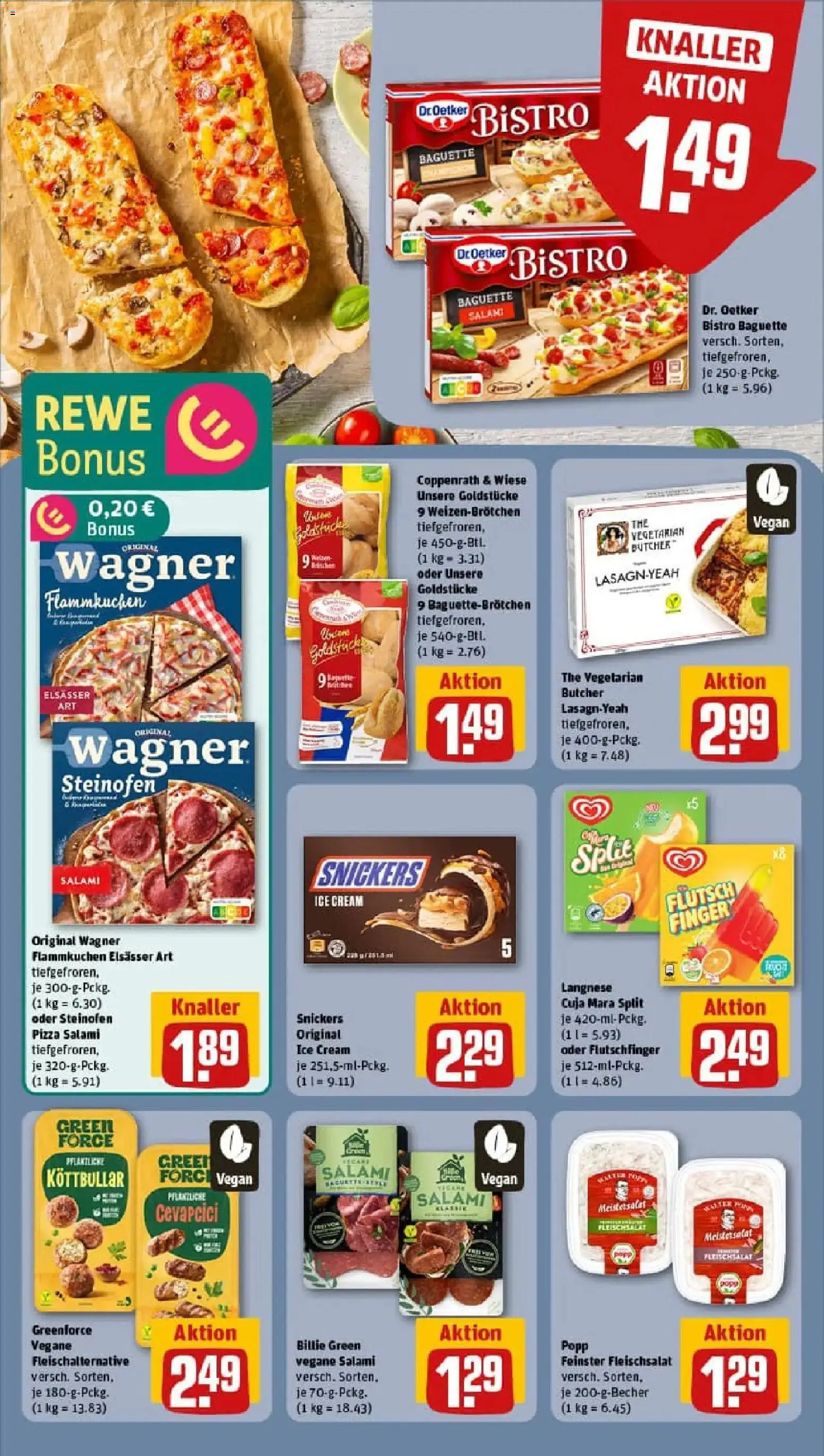 Rewe prospekt Goslar	 – gültig ab 26.01.2026 | Seite: 18 | Produkte: Cevapcici, Snickers, Salami, Pizza