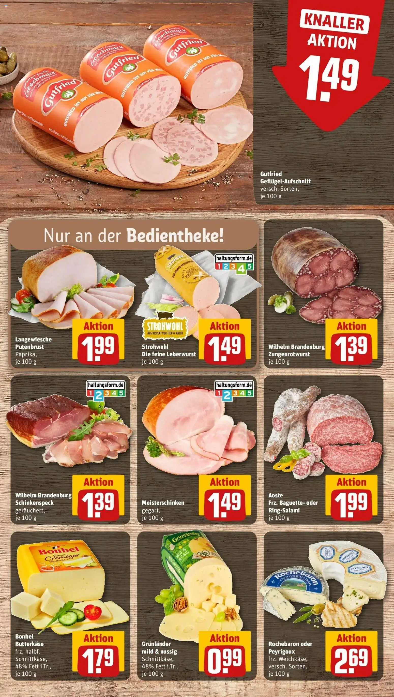 Rewe prospekt Eschweiler / Langwahn	 – gültig ab 08.02.2026 | Seite: 17 | Produkte: Baguette, Paprika, Grunlander, Salami