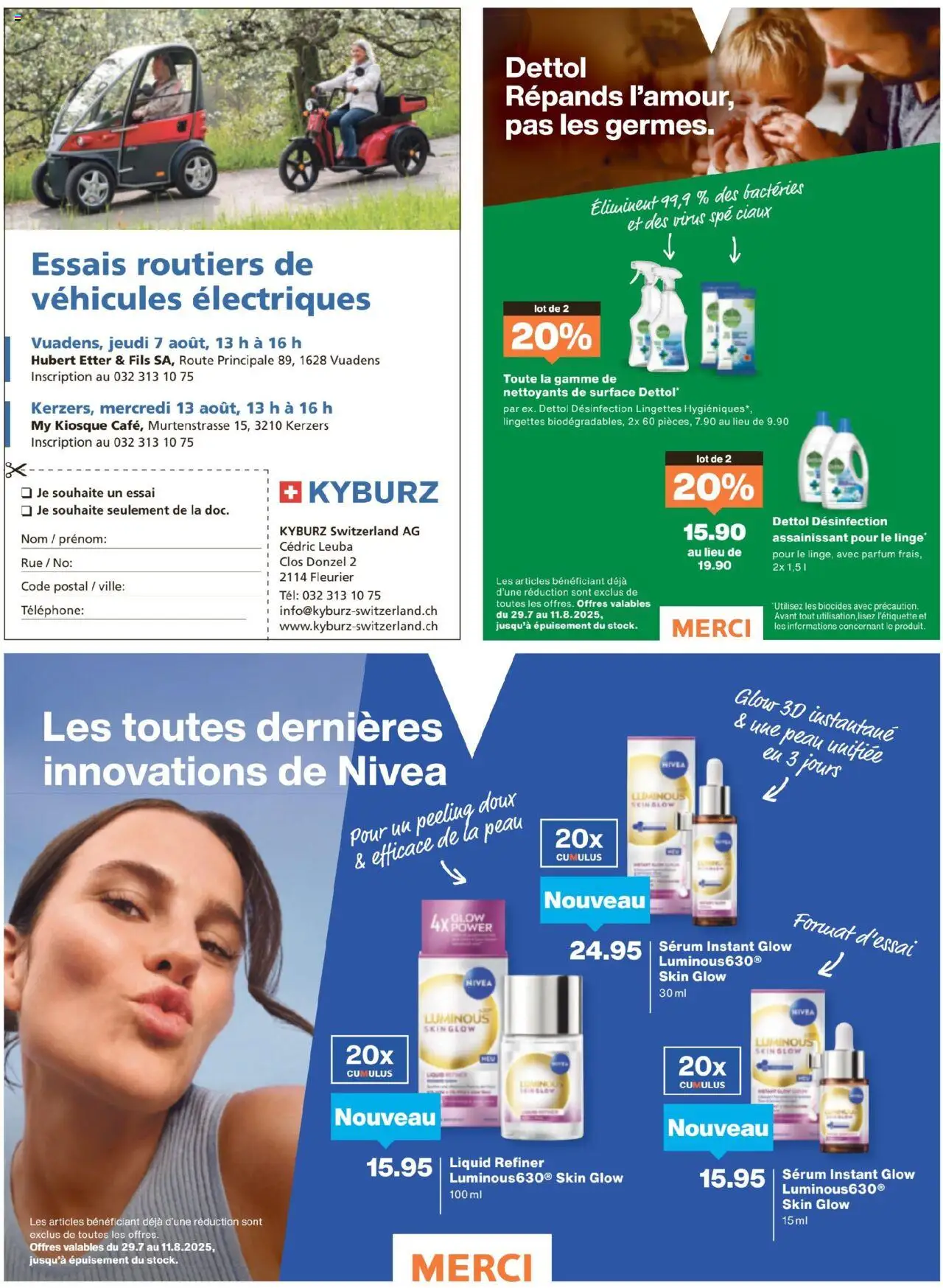 Migros - Magazin FR ab 28.07.2025 | Seite: 46 | Produkte: Serum, Parfüm, Peeling