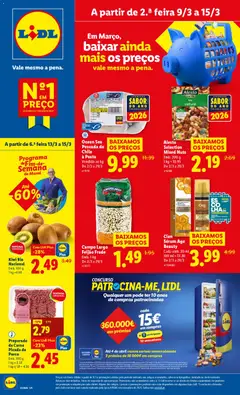 Pré-visualização Lidl folheto válido de 09.03.2026