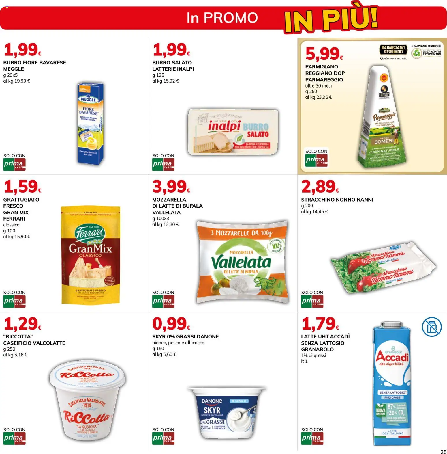 Volantino Basko del 09.12.2025 | Pagina: 25 | Prodotti: Latte, Burro, Pesca, Parmigiano