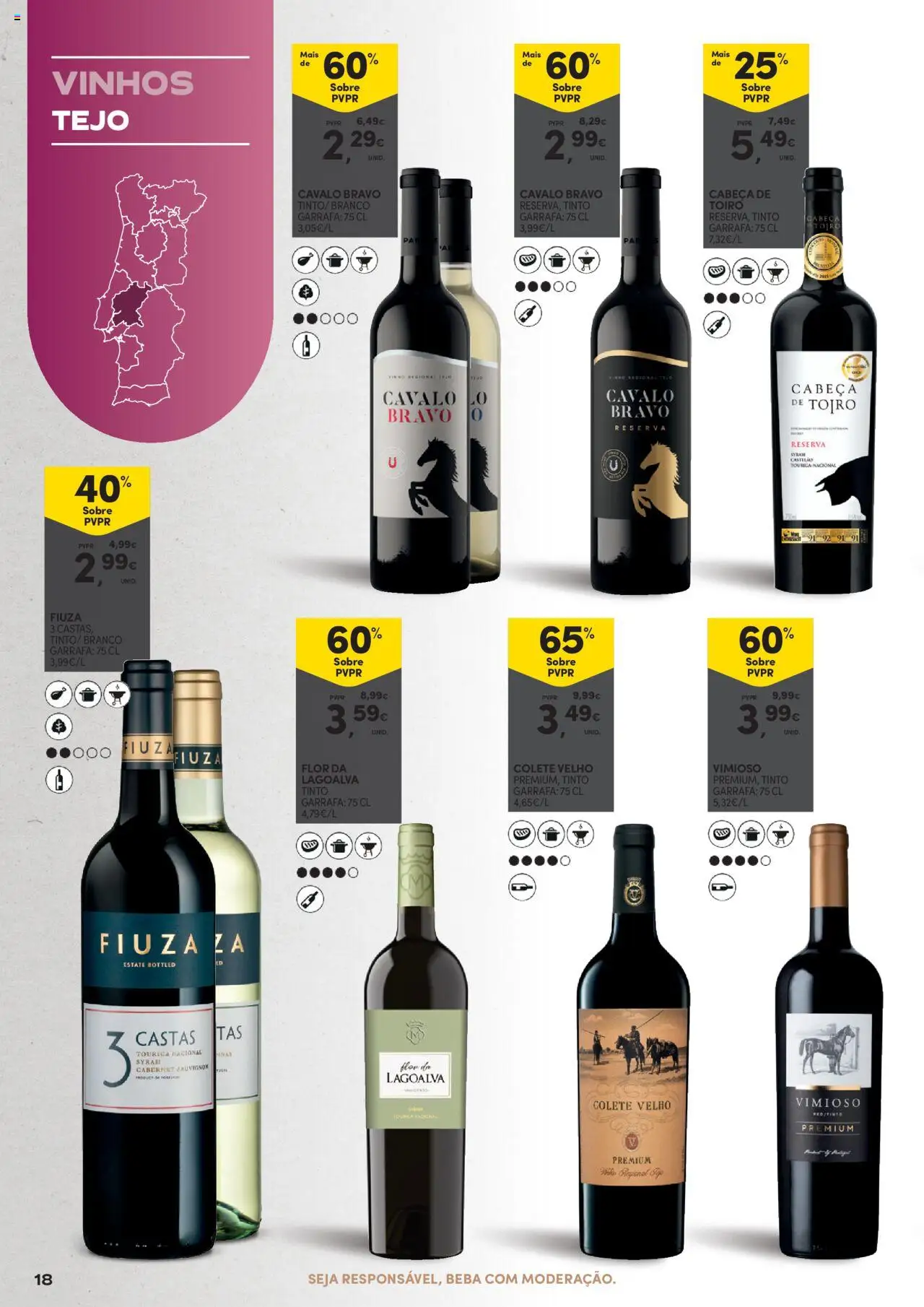 Continente - Vinhos, Enchidos e Queijos: A vida passa a comer com uma boa petiscada │ válido de 23.09.2025 | Página: 18 | Produtos: Vinho, Colete