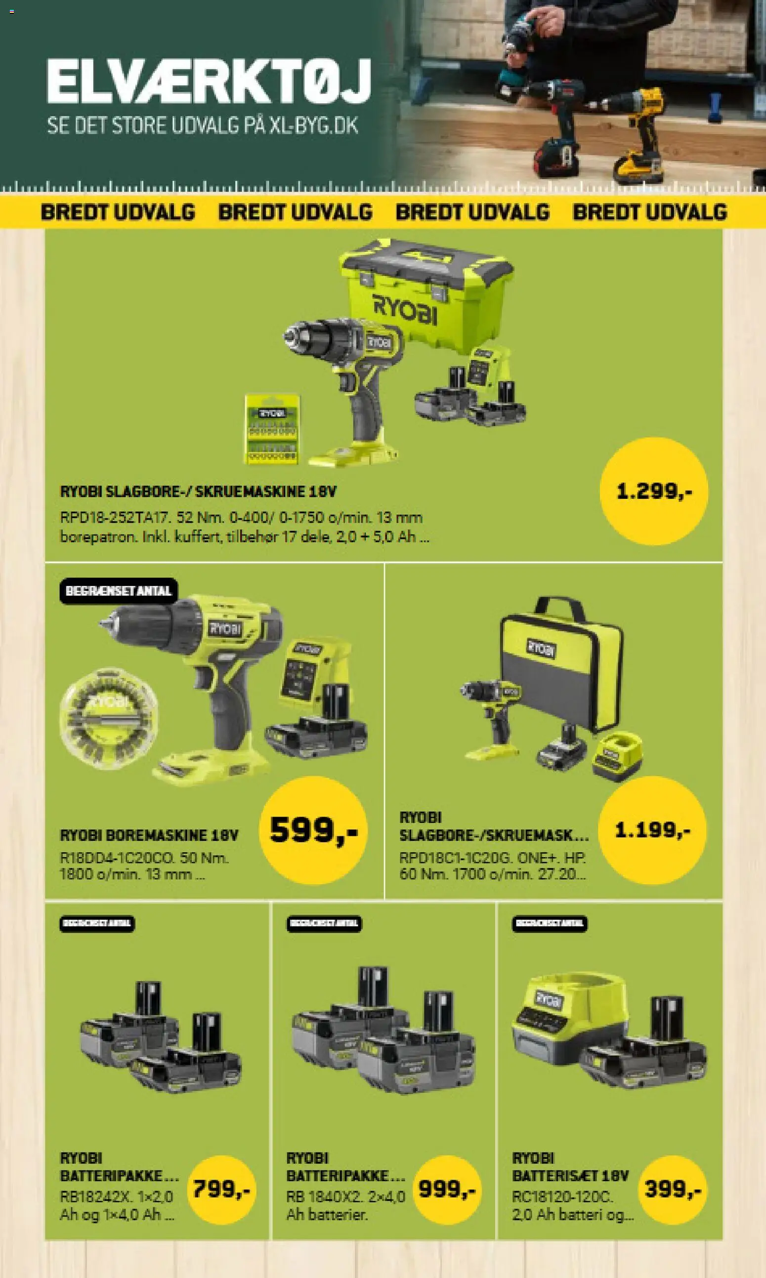 XL-BYG tilbudsavis – gyldig fra 02.01.2026 | Side: 25 | Produkter: Boremaskine, Batteri