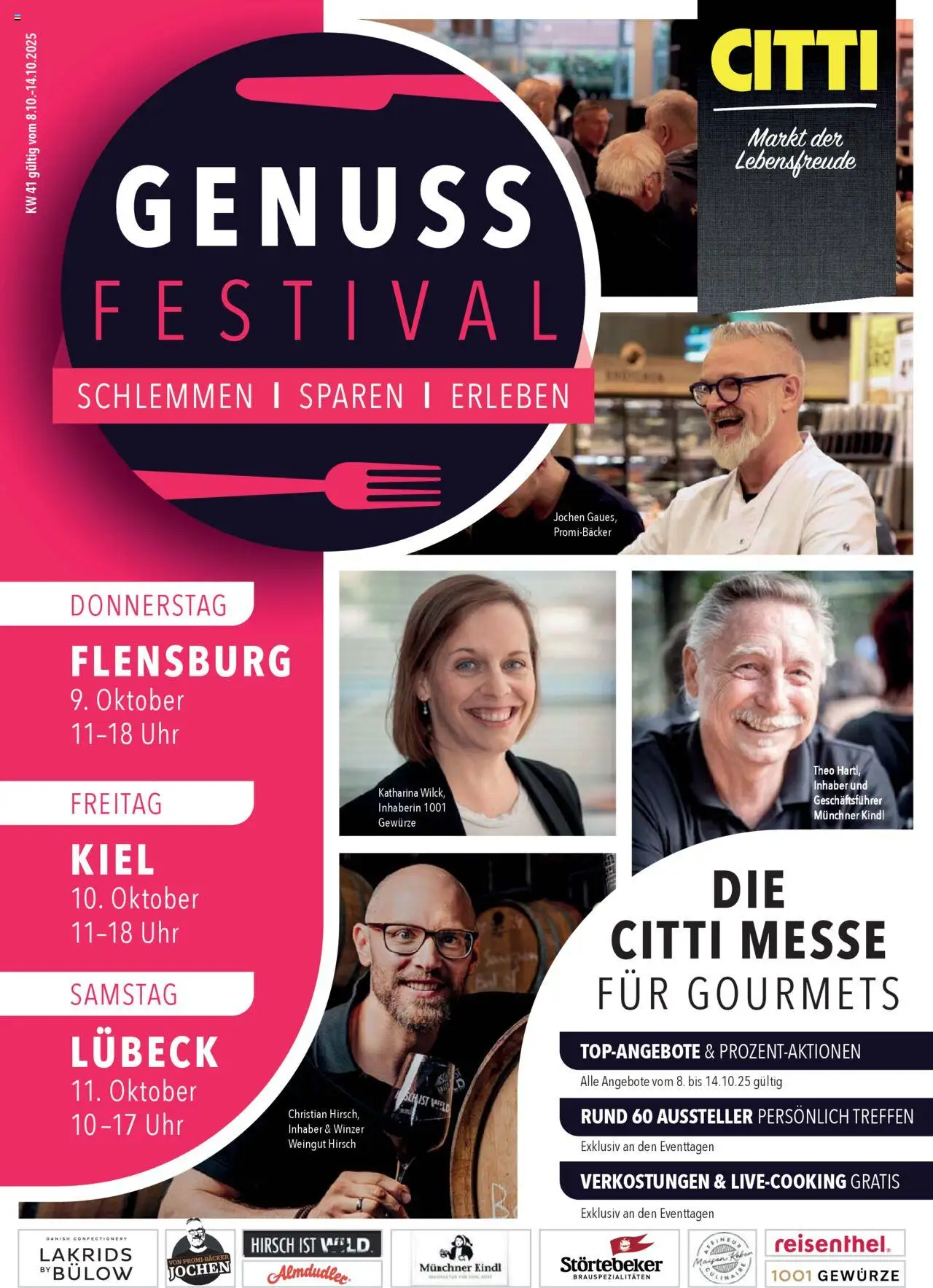 CITTI Markt Genuss Festival – gültig ab 08.10.2025 | Seite: 1 | Produkte: Gewürze, Uhr