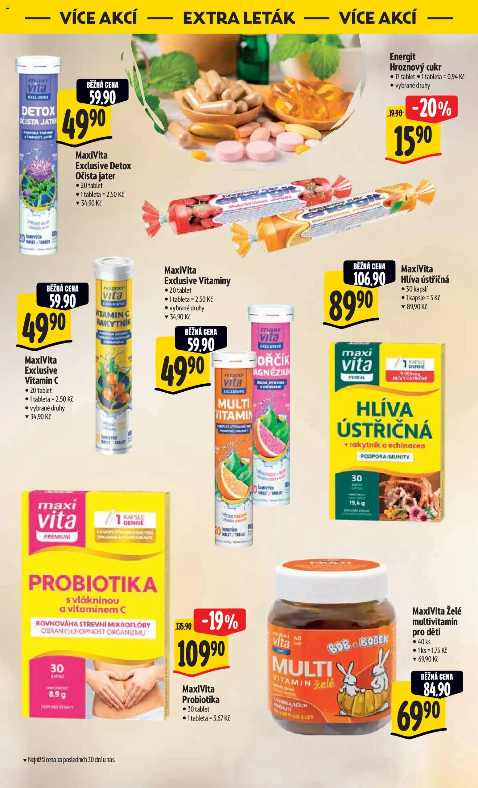 Albert leták - Hypermarket od 07.01.2026 | Strana: 48 | Produkty: Hlíva ústřičná, Tablet, Vitamíny, Cukr