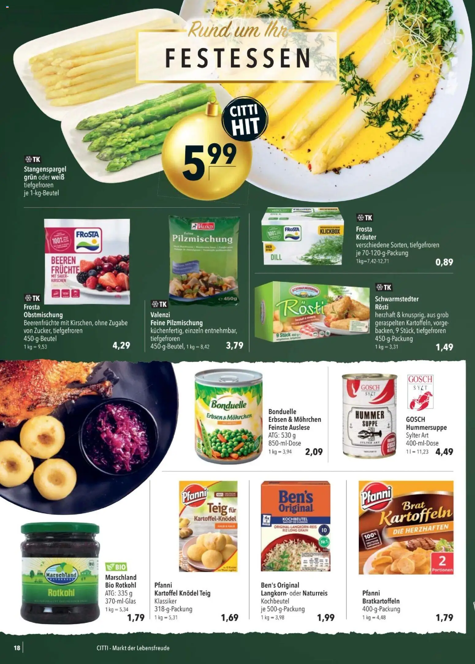 CITTI tilbudsavis – gyldig fra 10.12.2025 | Side: 18 | Produkter: Hummer, Suppe