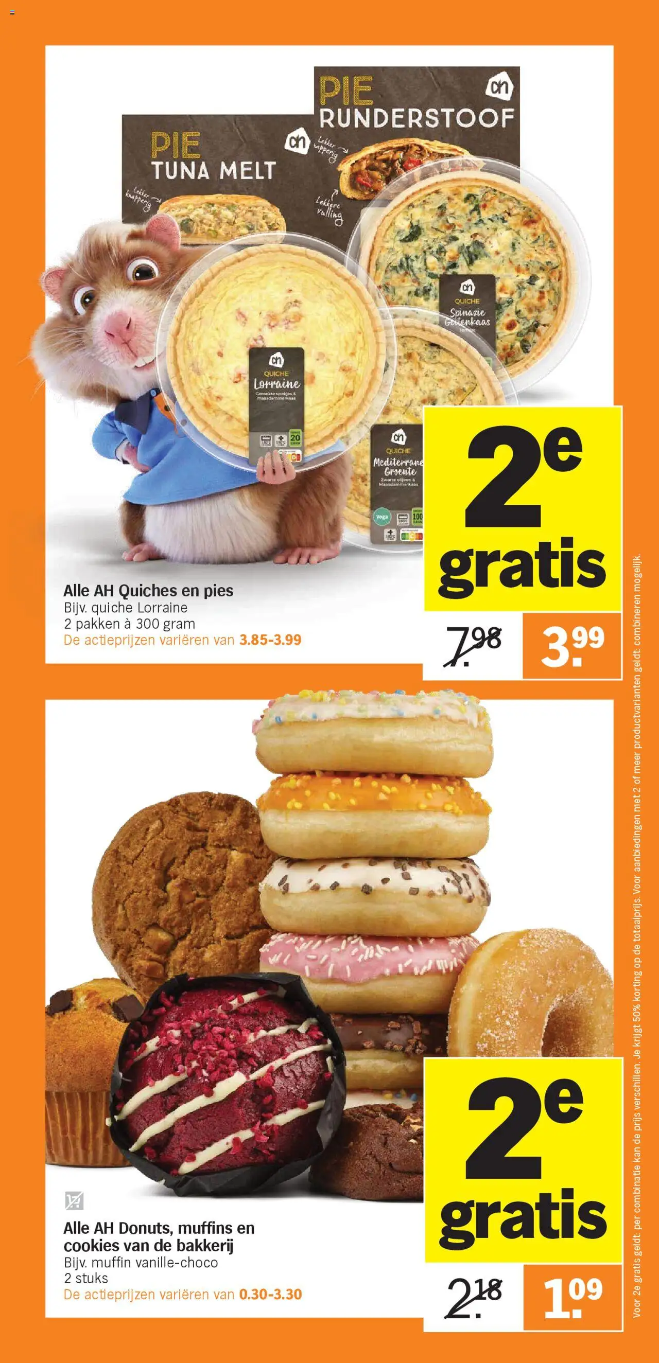 {H1} | Pagina: 4 | Producten: Muffins, Spinazie, Kan, Bakkerij