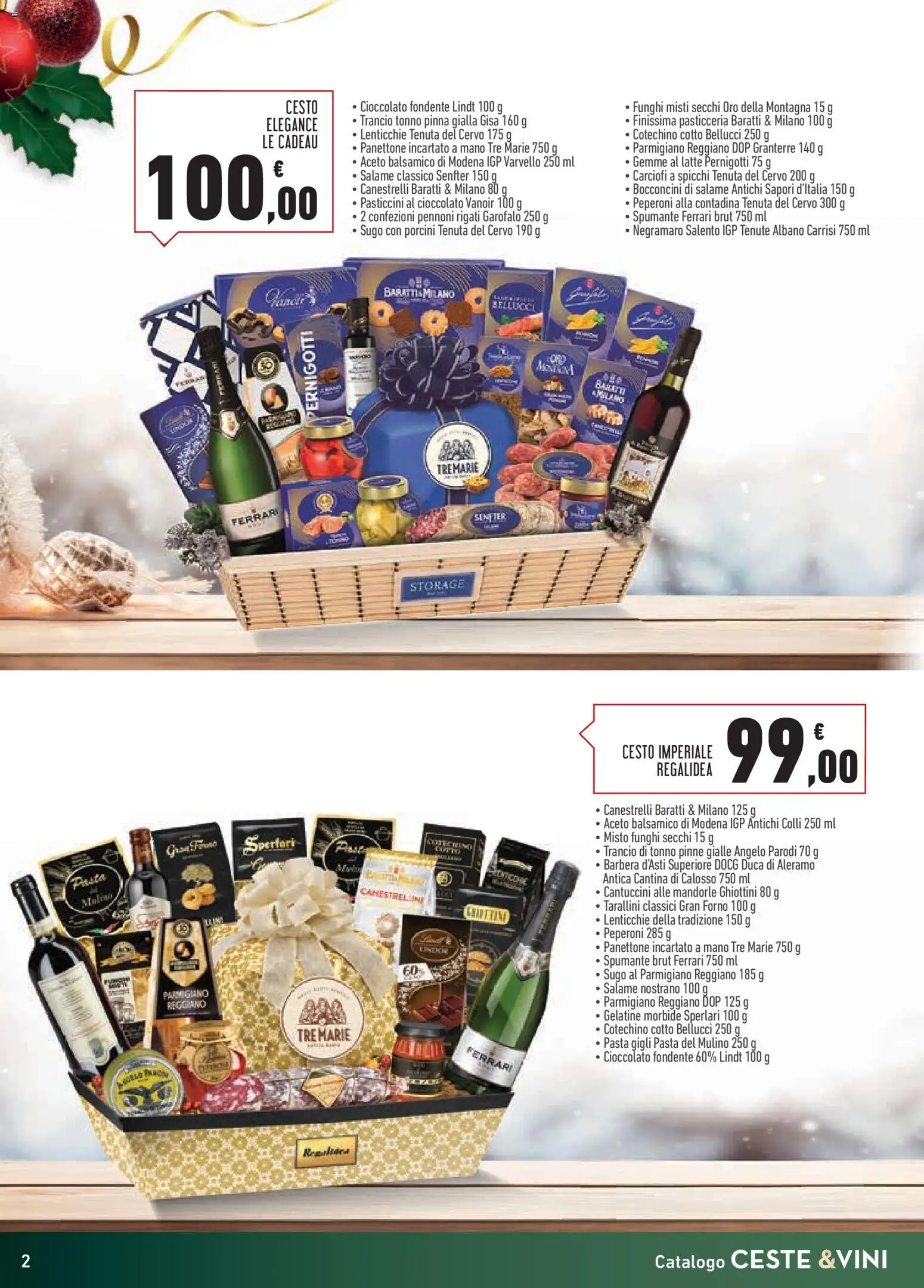 Volantino Conad del 06.11.2025 | Pagina: 2 | Prodotti: Salame, Spumante, Parmigiano reggiano, Canestrelli