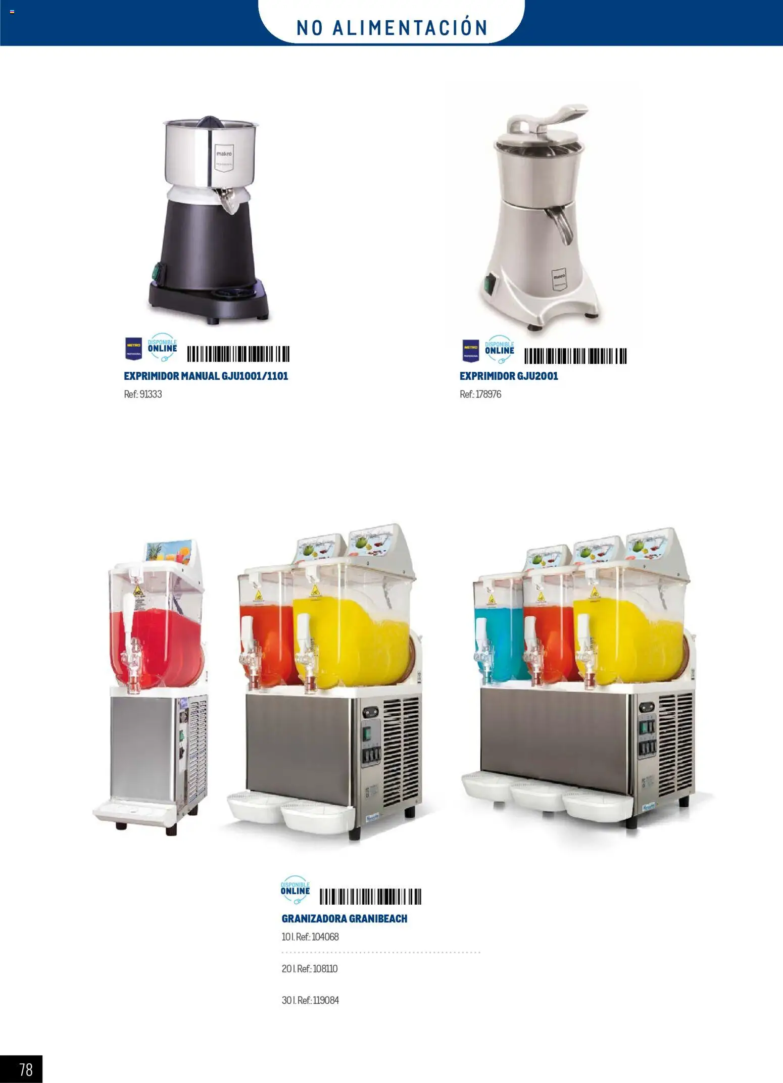 Makro - Especial Frutas y Verduras Península │ válido desde el 05.01.2026 | Página: 78 | Productos: Exprimidor