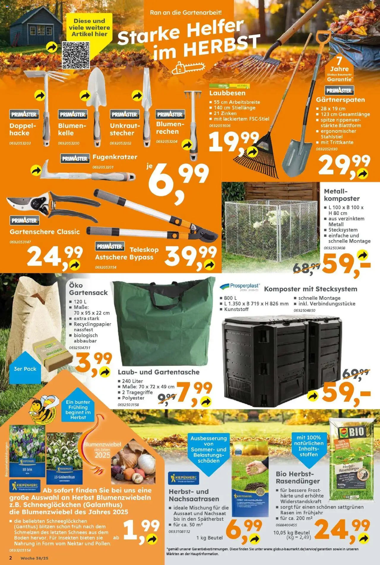 Globus Baumarkt prospekt Wittlich	 – gültig ab 14.09.2025 | Seite: 2 | Produkte: Blumen