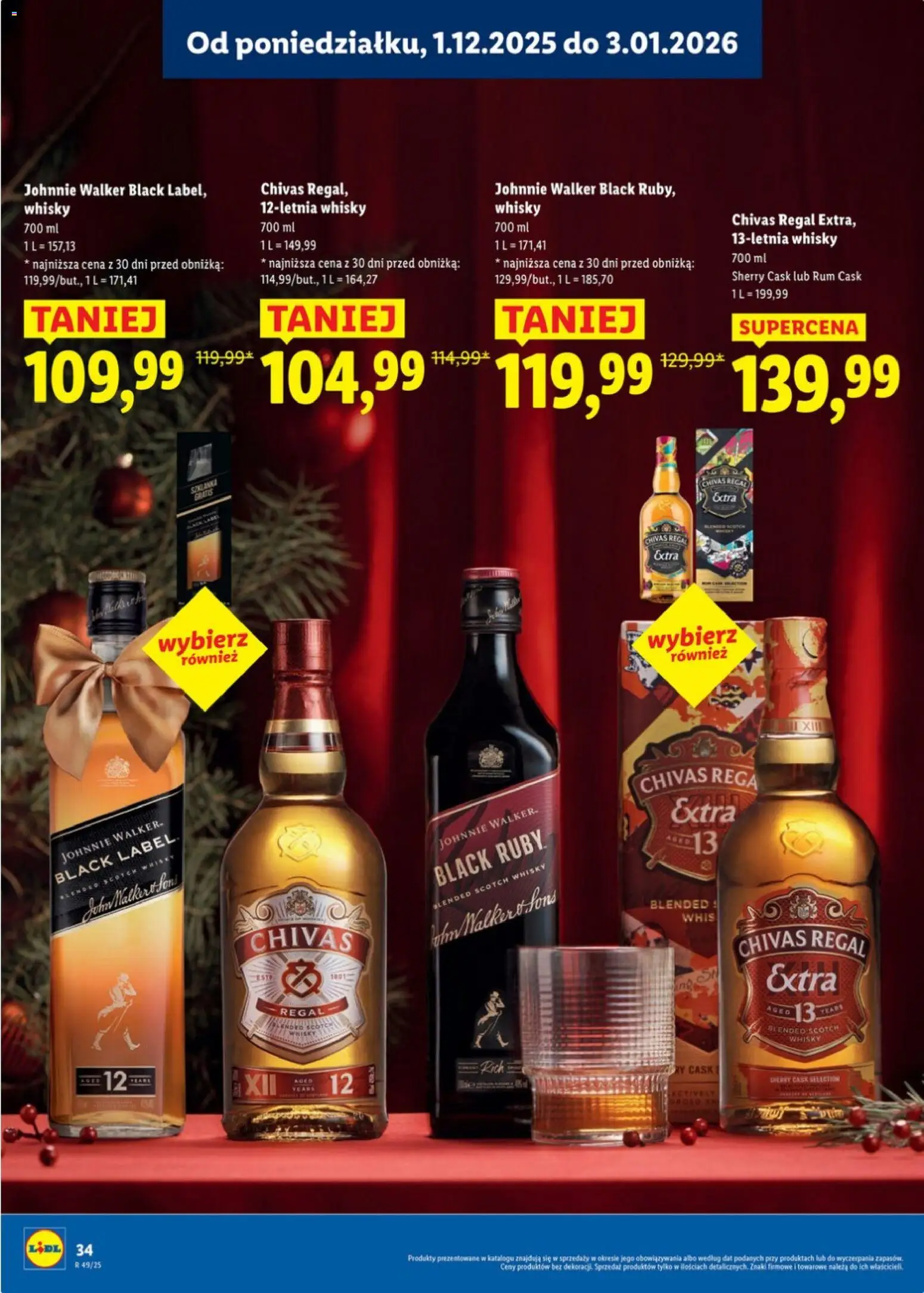 Lidl Katalog alkoholi mocnych i win od 01.12.2025 | Strona: 34