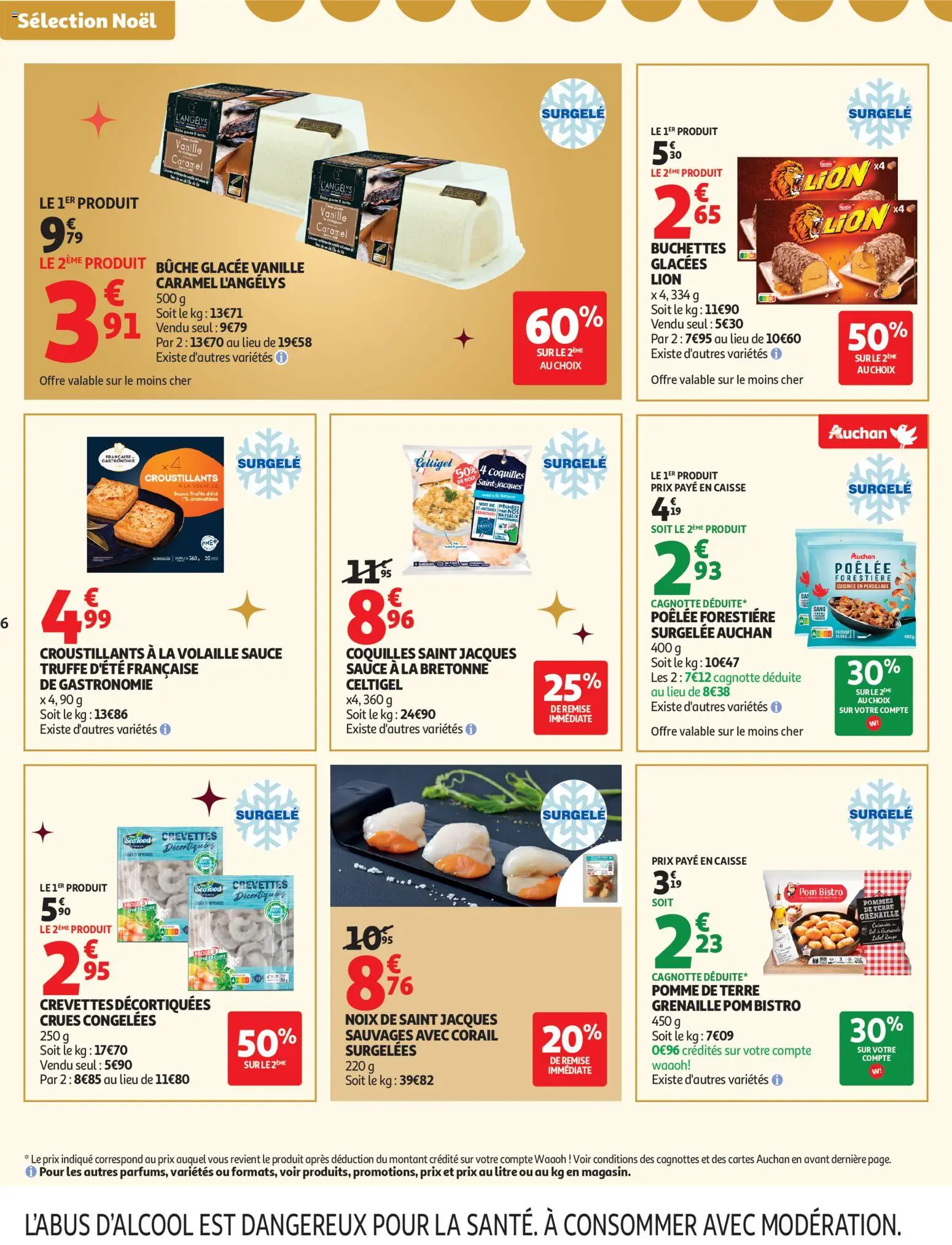 {H1} | Page: 6 | Produits: Pomme de terre, Crevettes, Pommes, Noix