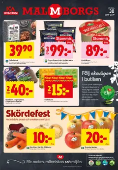 ICA Kvantum - Malmö - Förhandsvisning av reklamblad från butik ICA Kvantum aktuell från 15.09.2025
