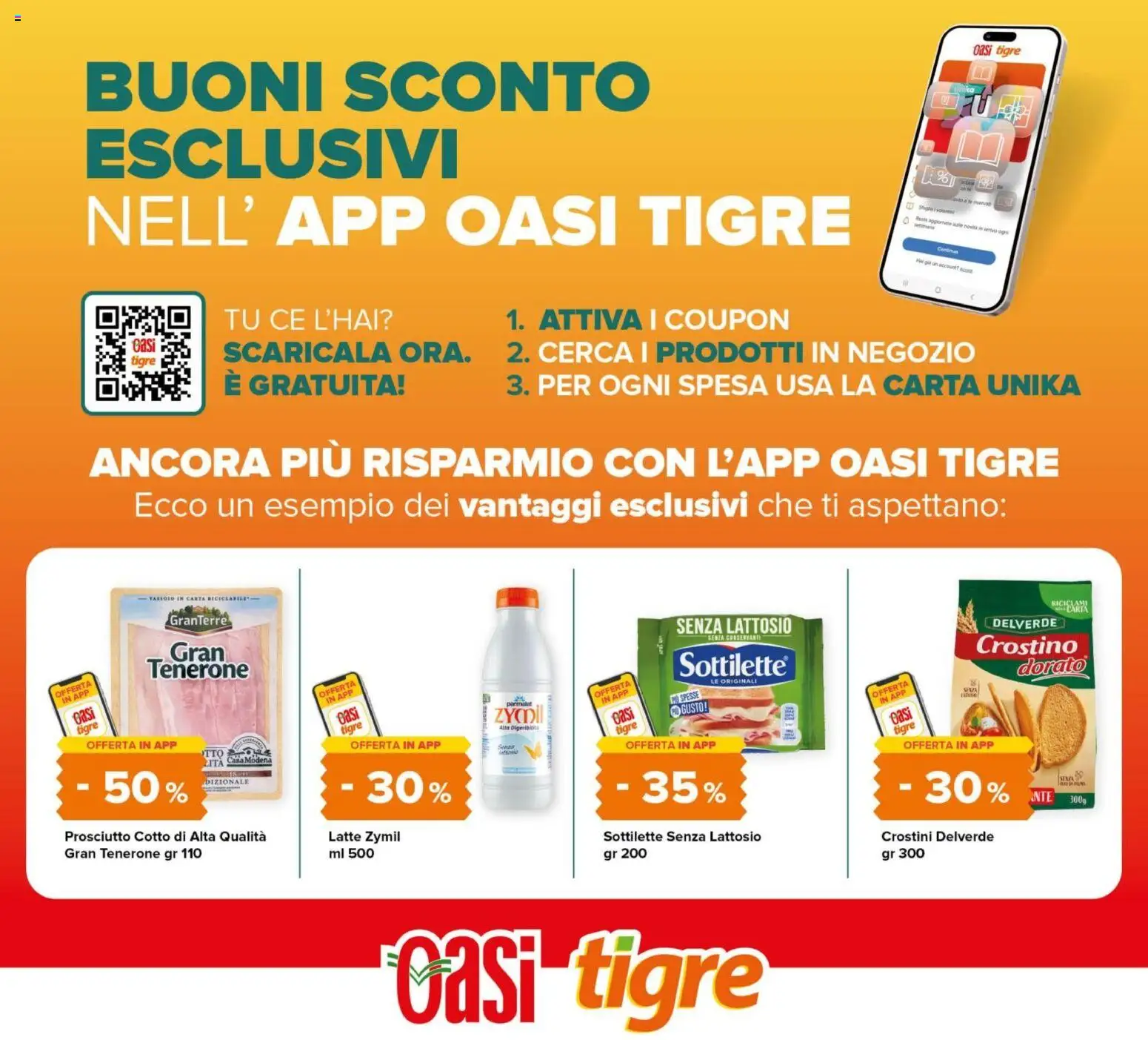 Volantino Oasi del 03.01.2026 | Pagina: 31 | Prodotti: Latte, Prosciutto, Crostini, Vassoio