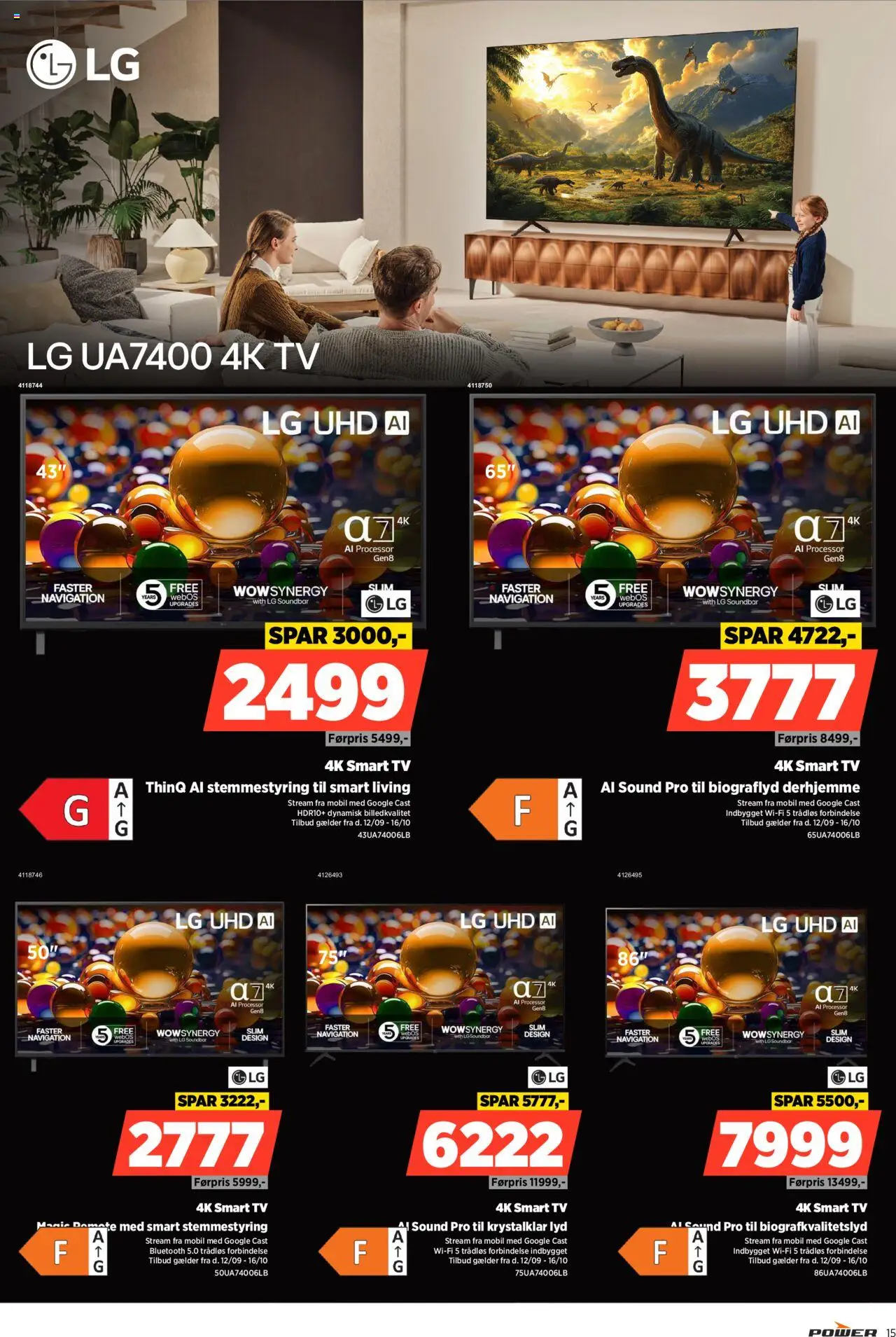 Power tilbudsavis – gyldig fra 19.09.2025 | Side: 15 | Produkter: Processor, Soundbar, Lyd, Navigation