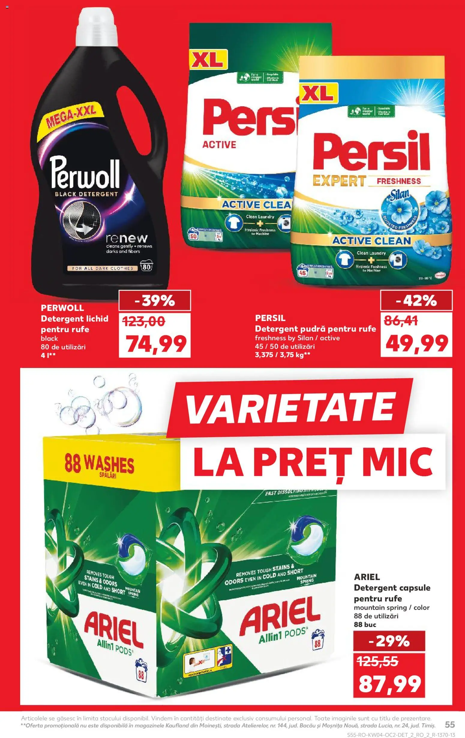 Noul catalog Kaufland – valabil de la 21.01.2026 | Pagină: 55 | Produse: Pomelo, Pudră, Detergent