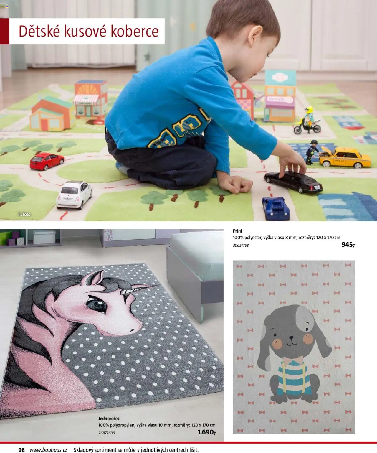 Bauhaus katalog Podlahové krytiny od 01.08.2025 | Strana: 98 | Produkty: Koberce