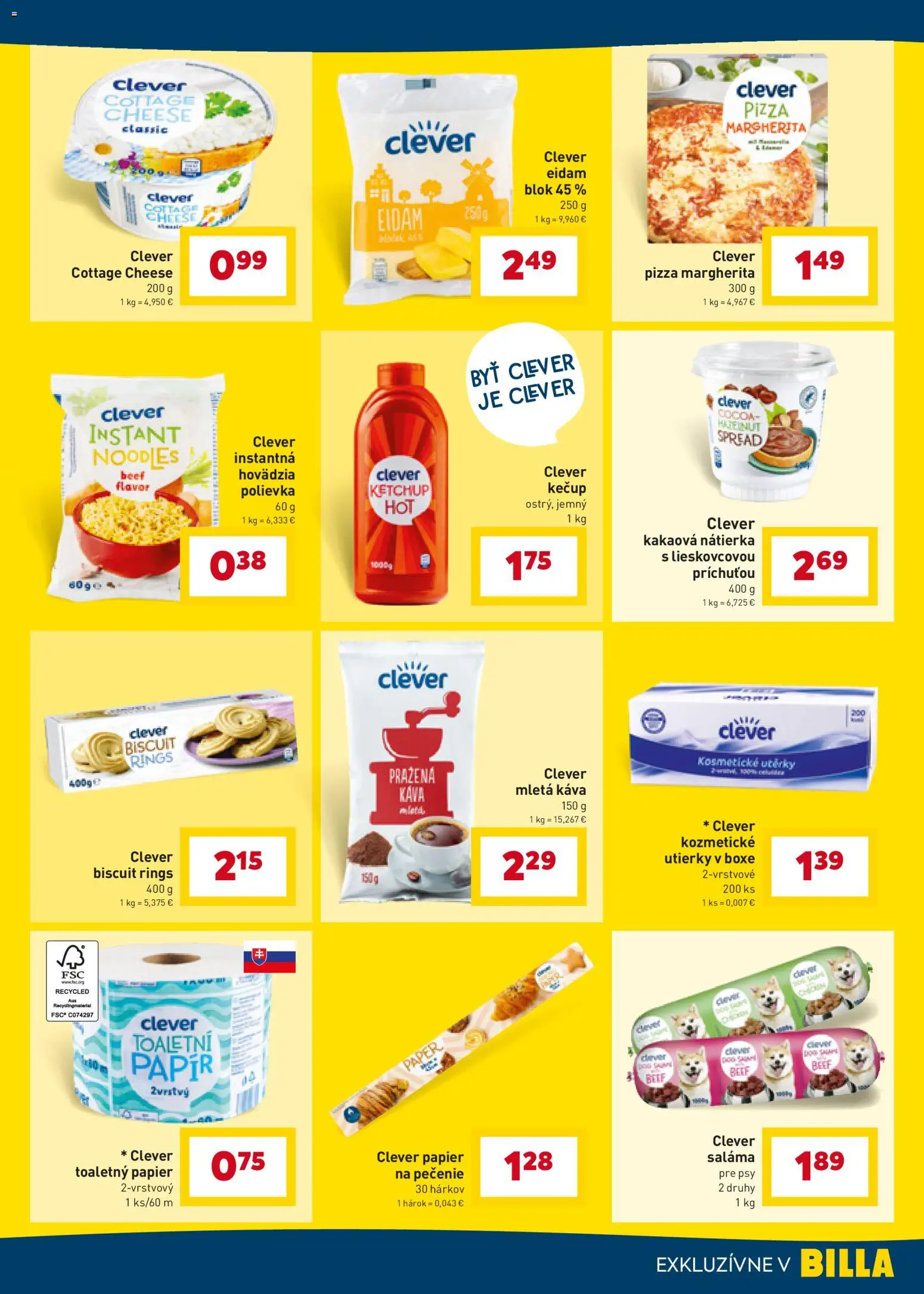 Nové Billa akcie – leták je platný od 21.01.2026 | Strana: 13 | Produkty: Káva, Pizza, Eidam, Toaletný papier