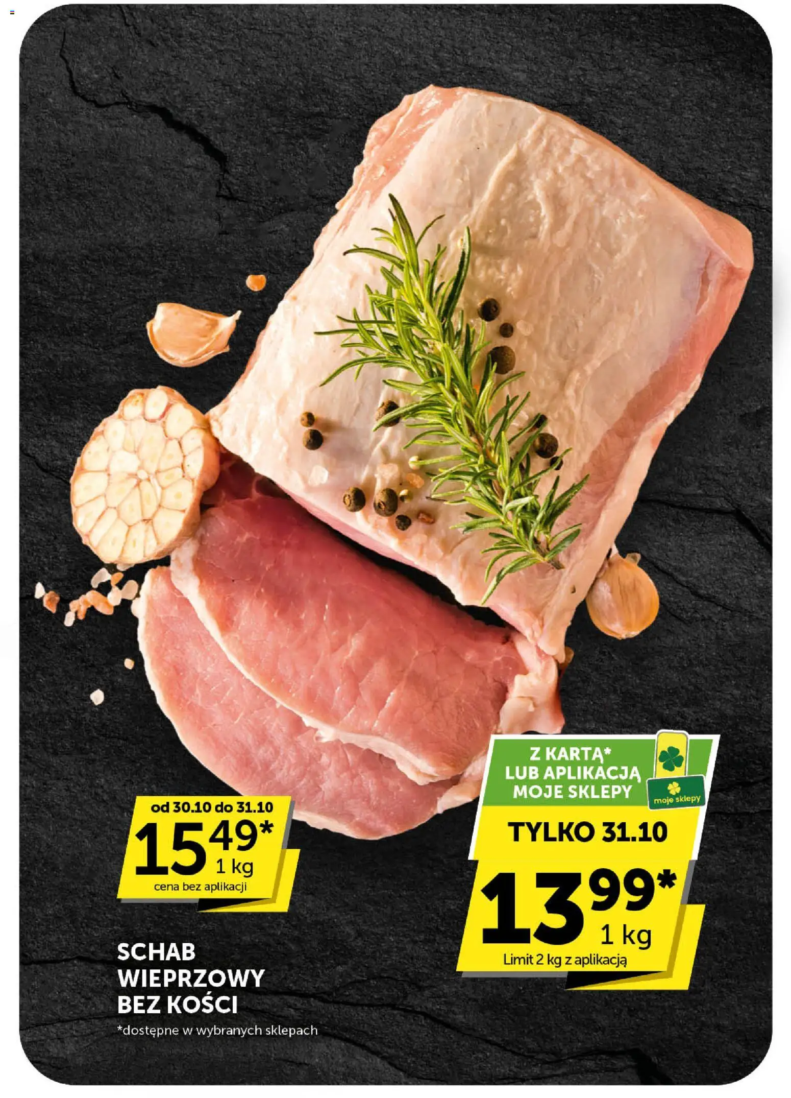 Groszek Gazetka od 30.10.2025 | Strona: 4 | Produkty: Schab, Schab wieprzowy
