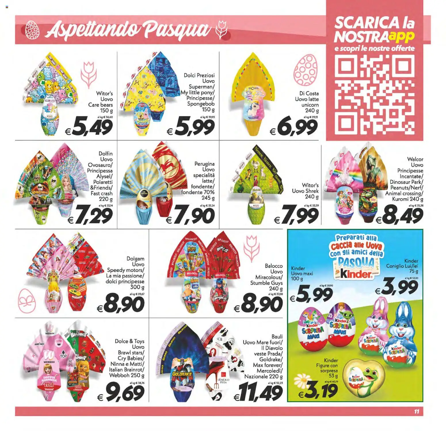 Volantino SuperConveniente del 17.03.2026 | Pagina: 11 | Prodotti: Uova, Latte