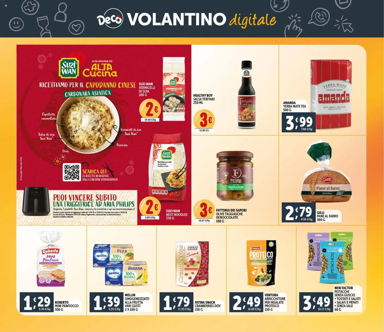 Volantino Decò del 11.02.2026 | Pagina: 30 | Prodotti: Uova, Pane, Salsa, Pera