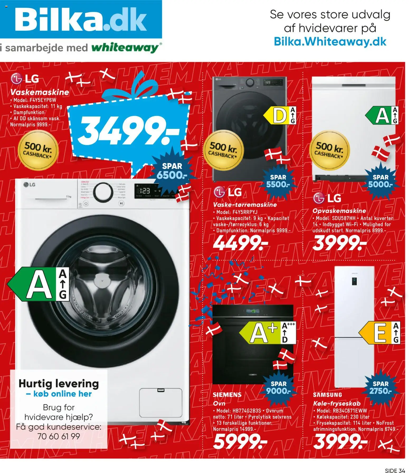 Bilka tilbudsavis – gyldig fra 13.02.2026 | Side: 23 | Produkter: Vaskemaskine, Opvaskemaskine