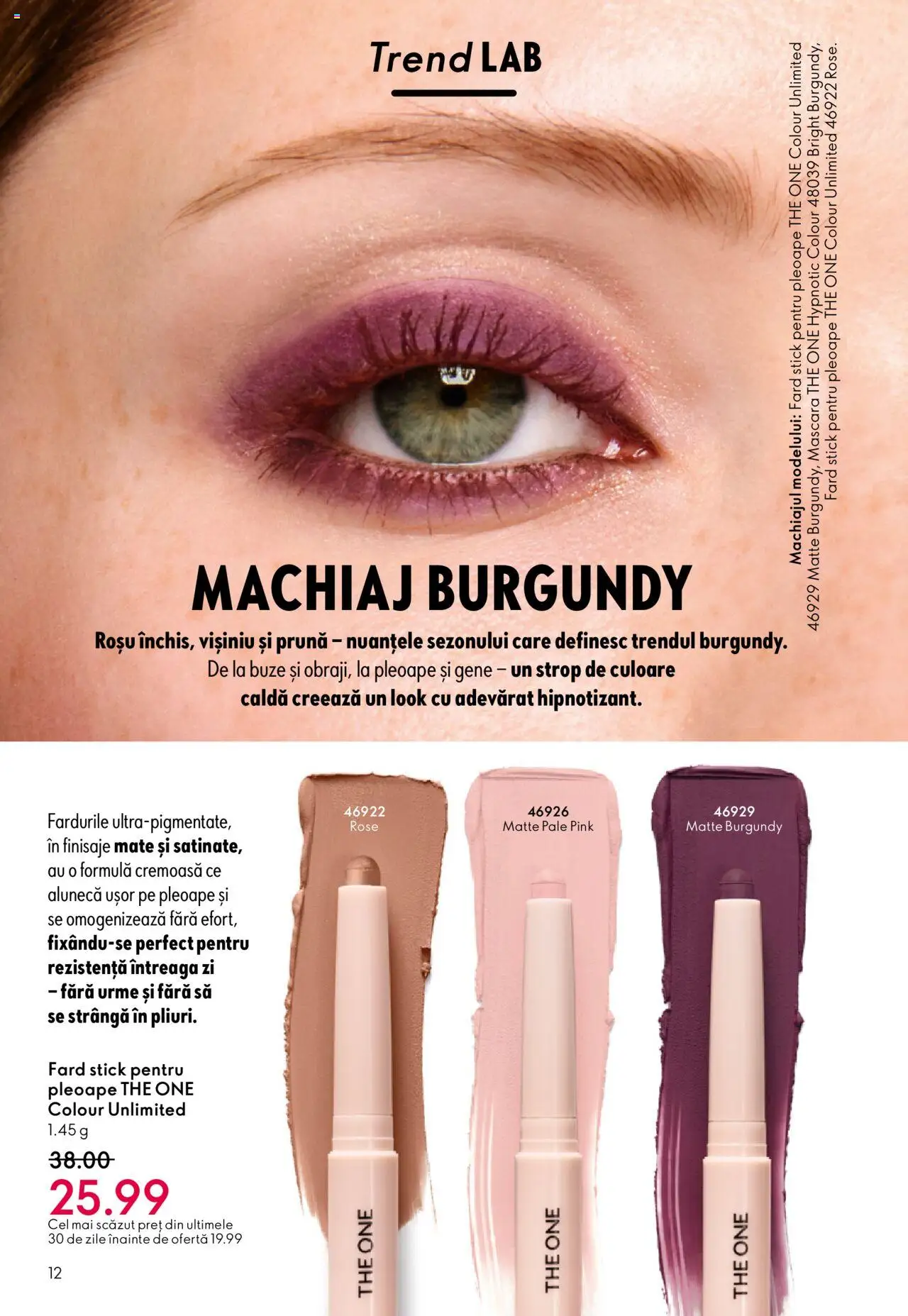 Oriflame catalog 13 2025 – valabil de la 10.09.2025 | Pagină: 12 | Produse: Machiaj, Mascara